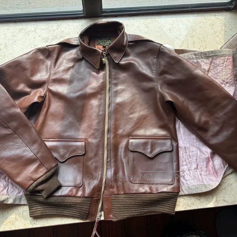 The Real McCoy's The Real McCoys RM leather coat Size US M / EU 48-50 / 2 - 1 Thumbnail