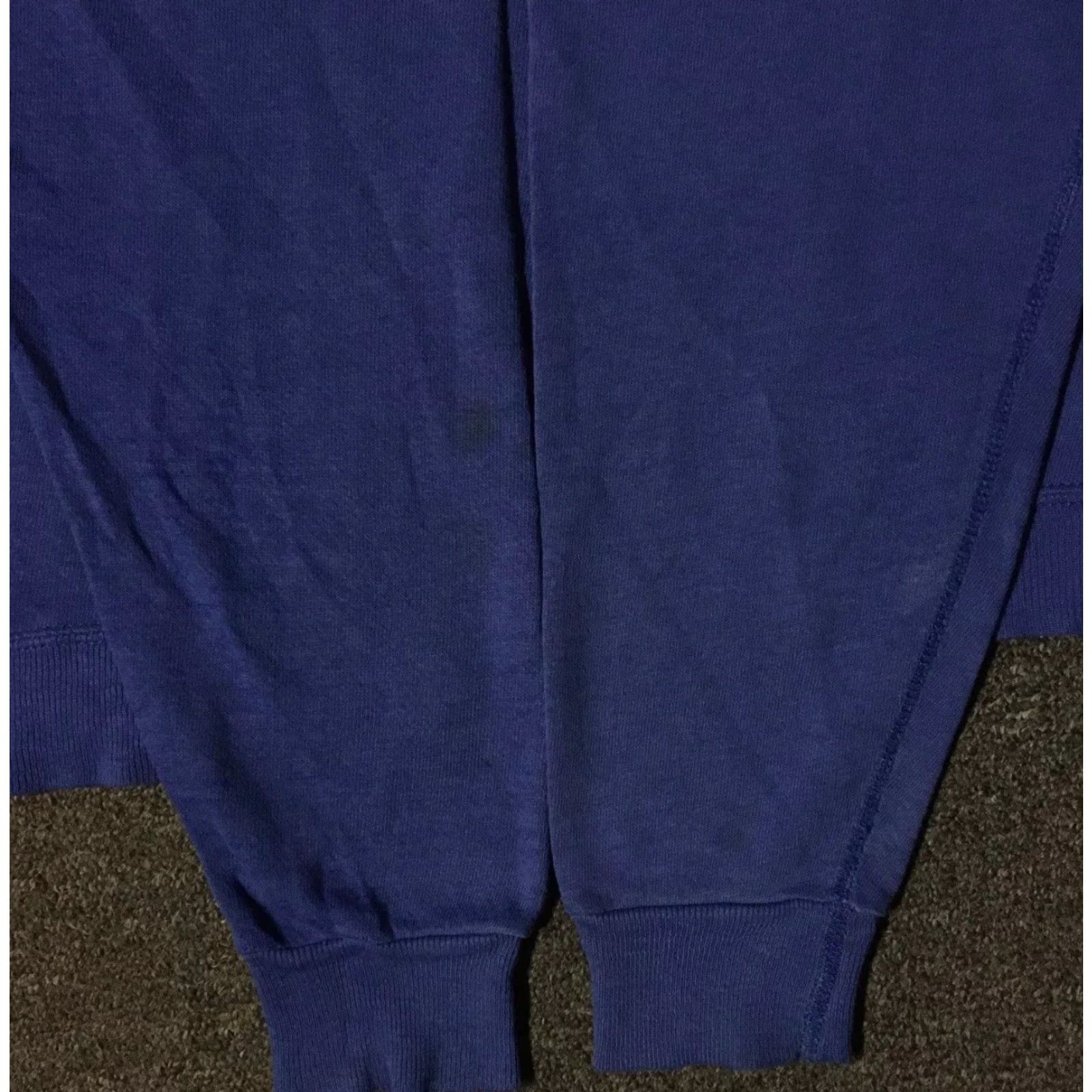 Vintage VINTAGE Military Hoodie XS Blue 70s 80s Distressed Boxy Sweatshirt USA Track Punk Retro 90s Mens XS Size US XS / EU 42 / 0 - 3 Thumbnail