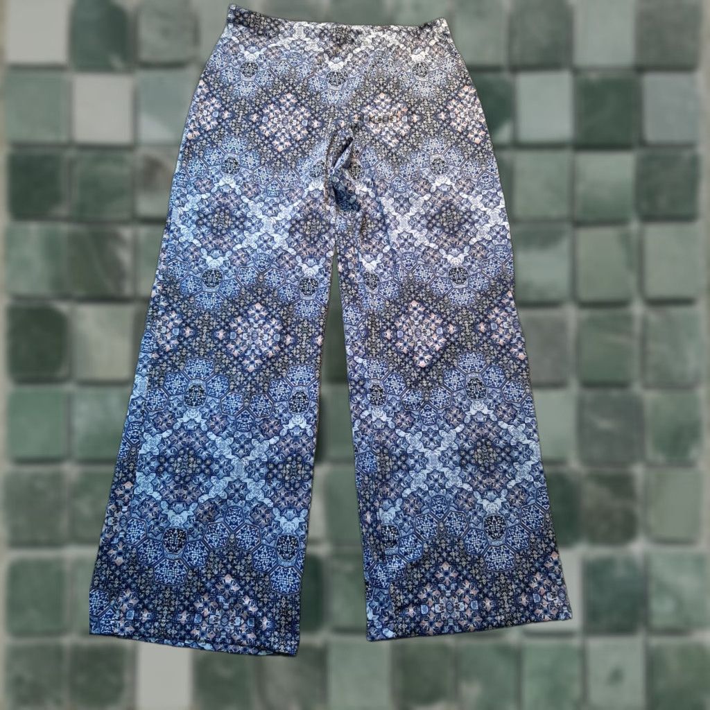 Alyx Alyx Pants Womens Large L Blue Herringbone Casual USA Pull-on Regular Front Size 36" / US 14 / IT 50 - 1 Thumbnail