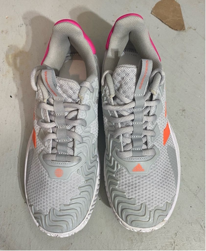 Adidas Women's Adidas Sneakers Gray Pink Size 10 Size US 10 / IT 40 - 1 Thumbnail