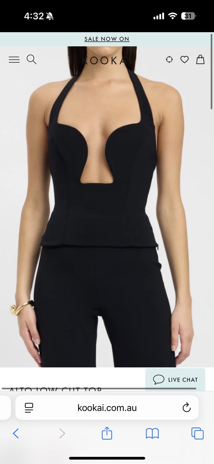 Other kookai alto low cut black top Size XXS / US 00 / IT 34 - 1 Thumbnail