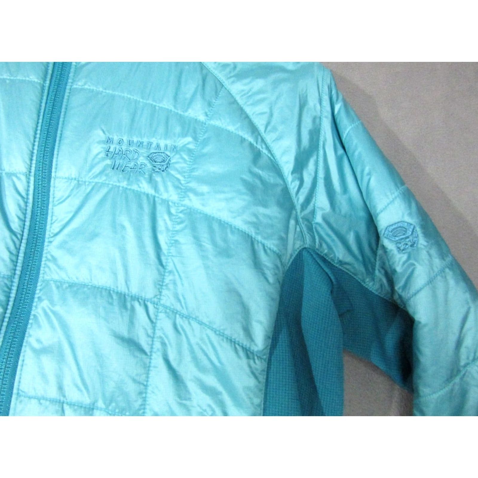 Mountain Hardwear Mountain Hardwear Jacket Womens Small Blue Puffer Thermal Elite Softshell Full Zip Outdoor Size S / US 4 / IT 40 - 3 Thumbnail