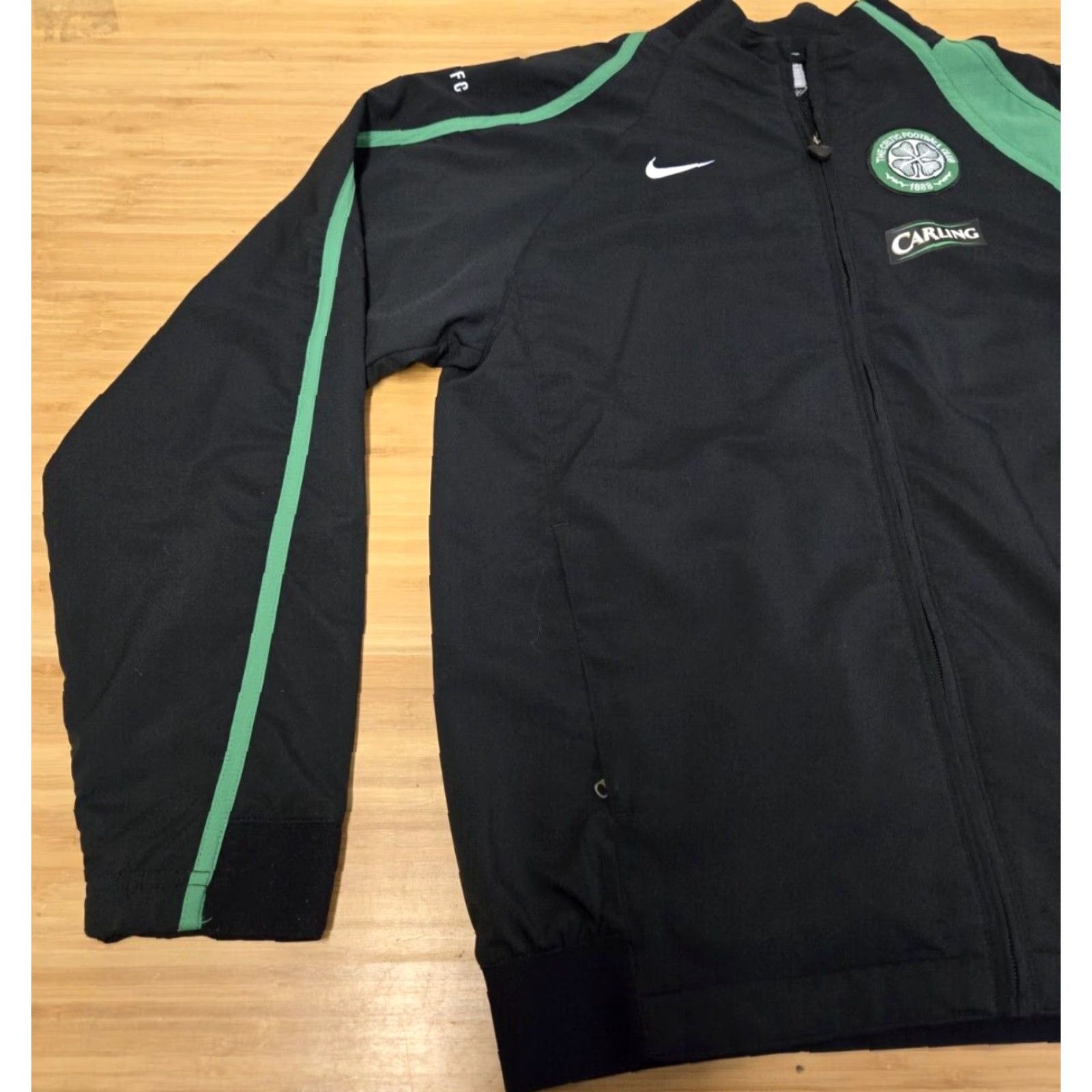 Nike VINTAGE Nike Men Large Celtic FC Scotland Soccer Football Jacket Size US L / EU 52-54 / 3 - 3 Thumbnail