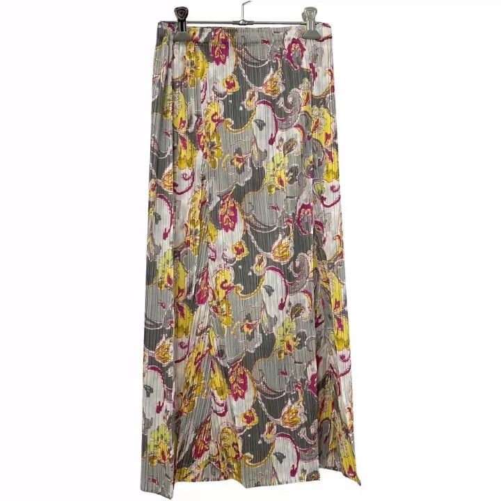 Issey Miyake issey miyake size:3 Floral pleated skirt Size 42" / US 20 - 1 Thumbnail