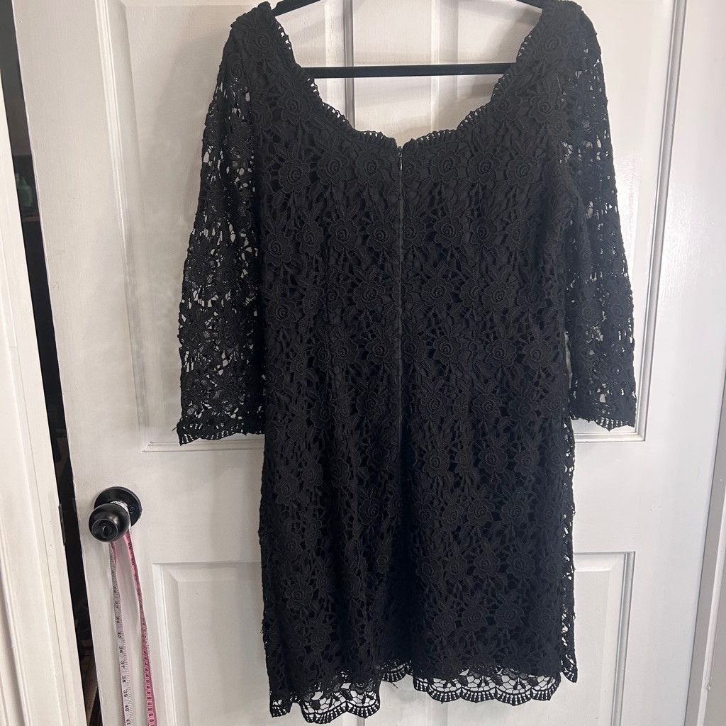 White House Black Market Women's White House Black Market Dress, Size 12, Black Size XL / US 12-14 / IT 48-50 - 2 Thumbnail