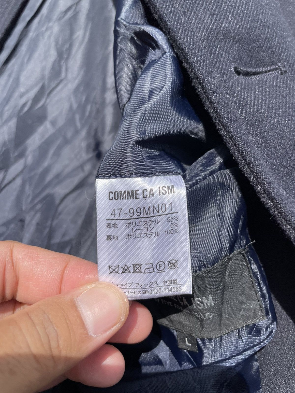 Comme Ca Ism 🔥Accept Binding Offer🔥 Comme Ca Ism Wool Button Coat Jacket Size US L / EU 52-54 / 3 - 7 Thumbnail