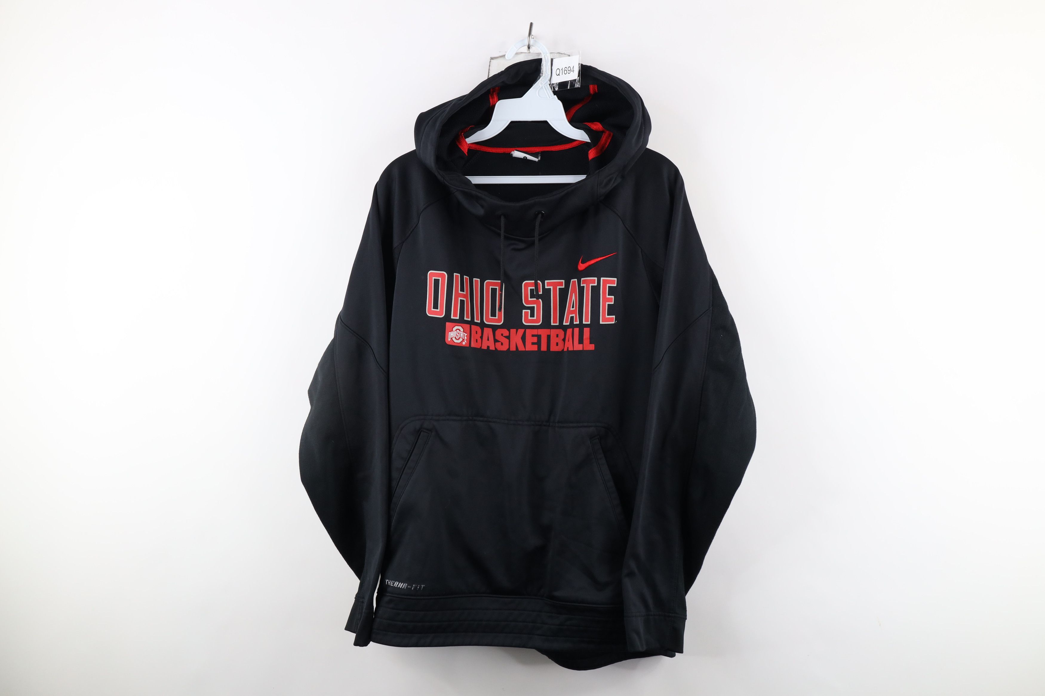 Nike Nike Elite Therma Fit University Basketball Hoodie Black Size US S / EU 44-46 / 1 - 1 Thumbnail
