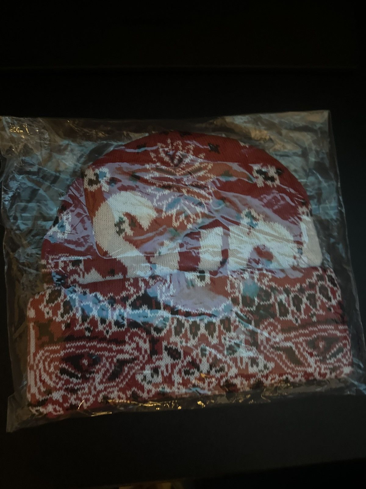 Supreme Supreme Red Bandana Big Logo Beanie Size ONE SIZE - 1 Thumbnail