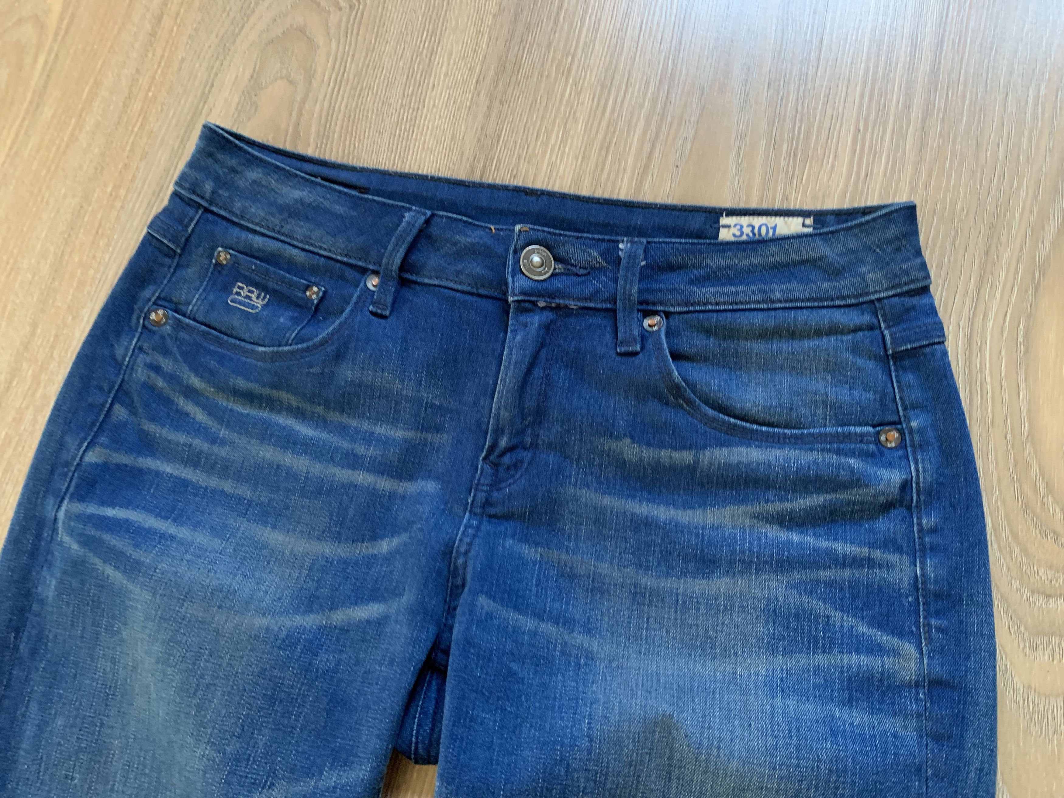 Denime × G-Star G-Star Raw 3301 Contour Skinny Jeans Size 31" - 4 Thumbnail