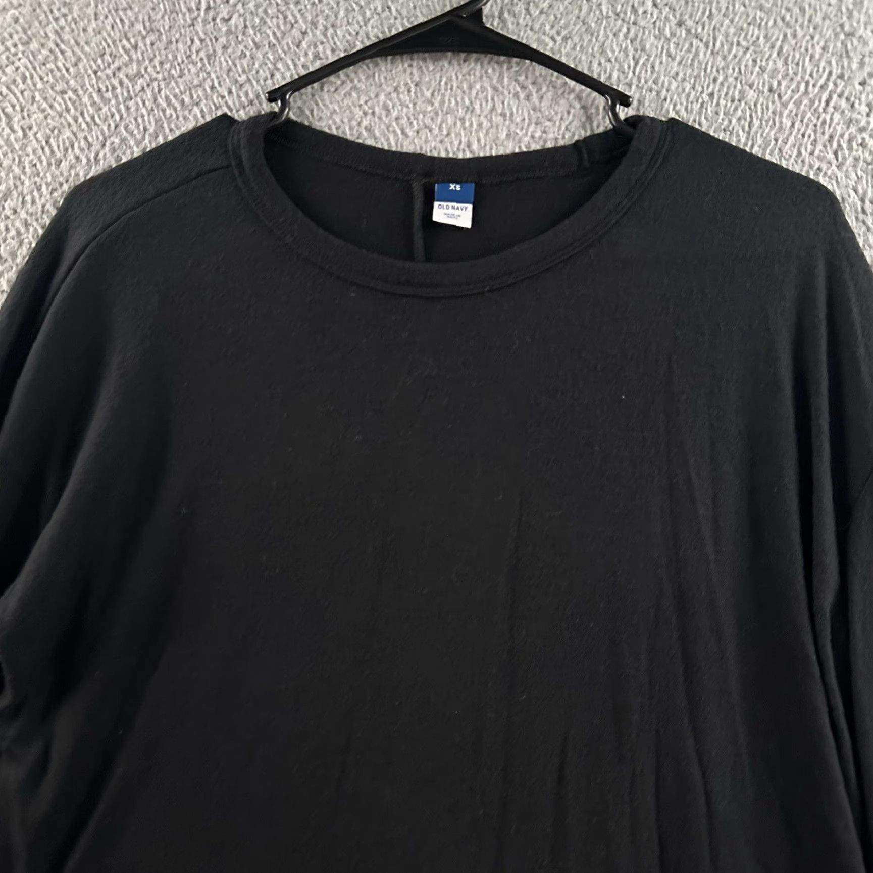 Old Navy Old Navy Womens Sweater Black XS Lightweight Long Sleeve Rayon Blend Size XS / US 0-2 / IT 36-38 - 2 Thumbnail