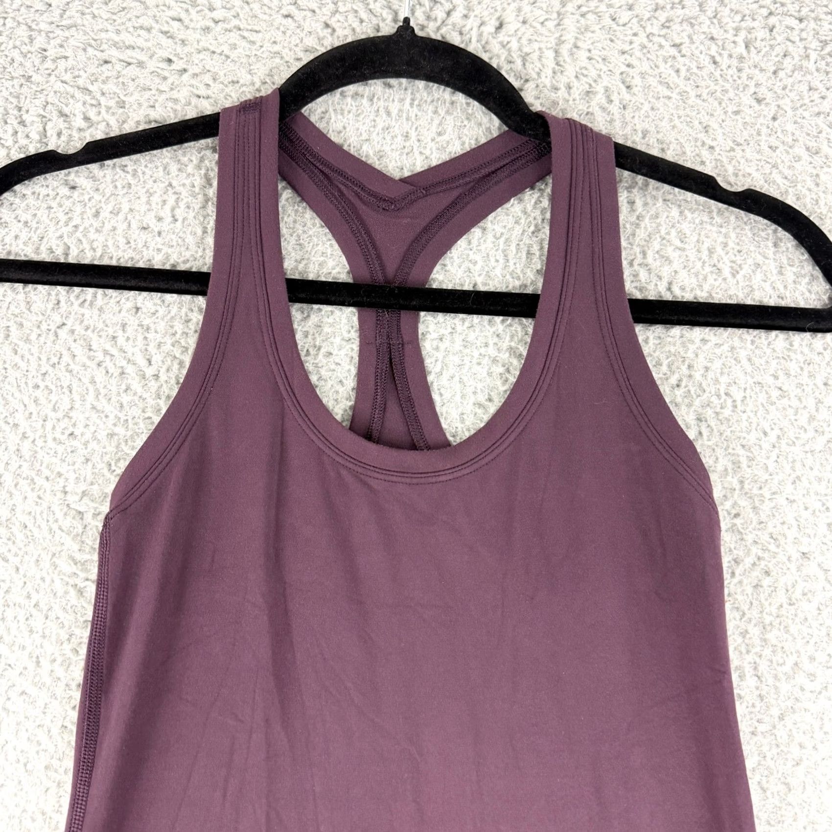 Lululemon Lululemon Cool Racerback Tank Womens Size 4 Plum Purple Luon Athletic Yoga Top Size S / US 4 / IT 40 - 3 Thumbnail