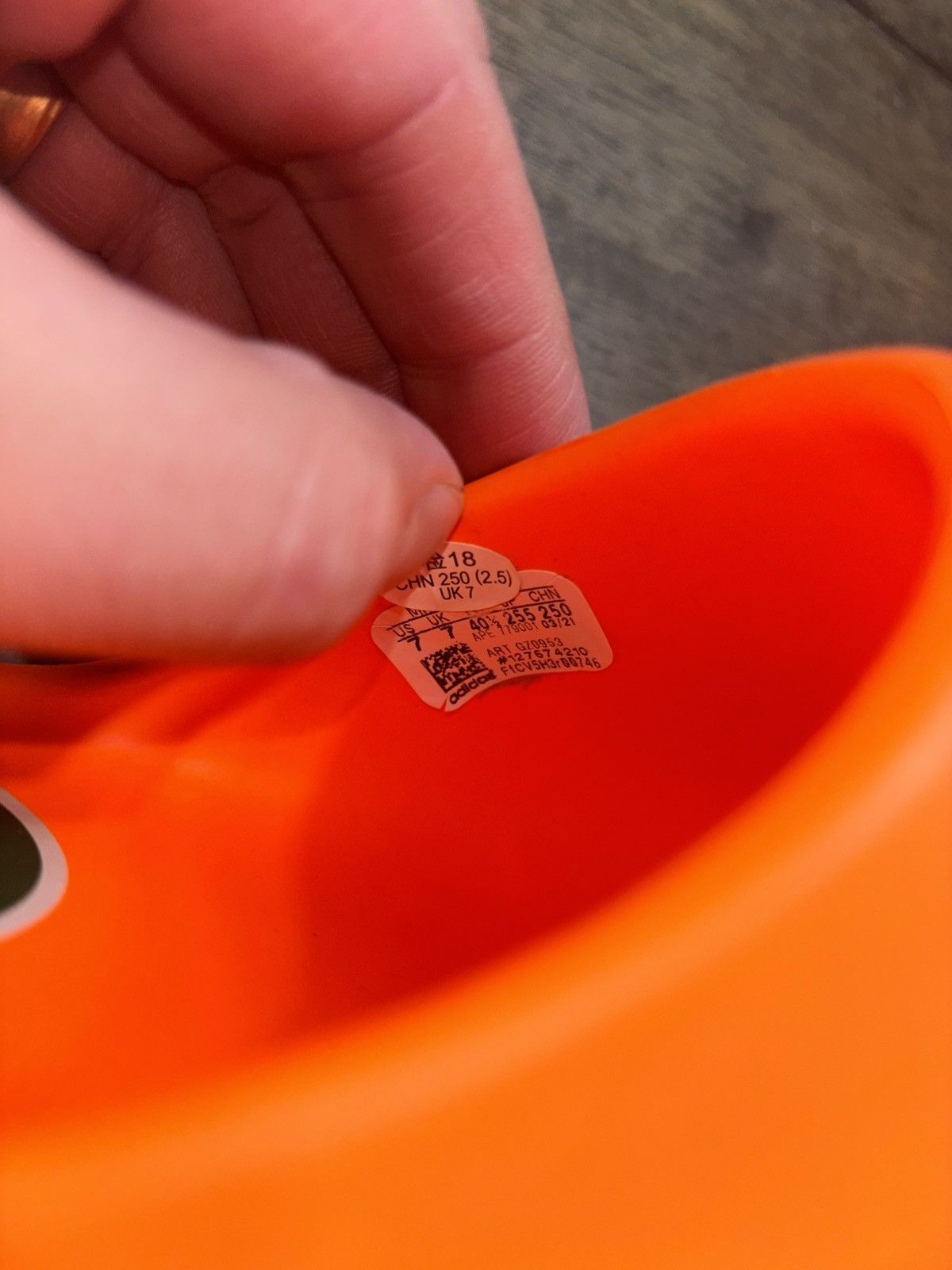 Adidas Adidas Yeezy slide Enflame Orange Size US 7 / EU 40 - 5 Thumbnail