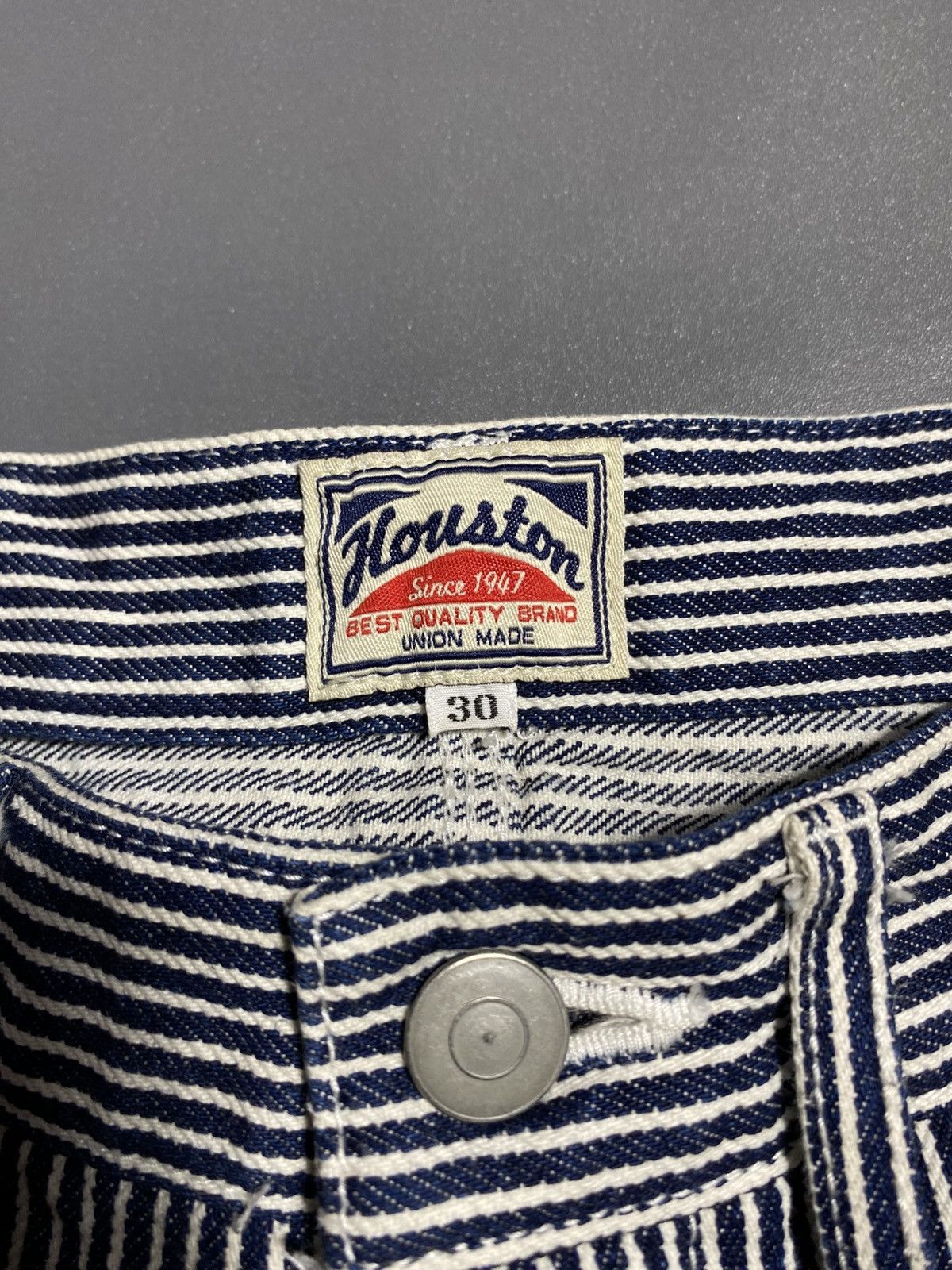 Japanese Brand Houston Union Made Hickory Workers Pant Size US 30 / EU 46 - 6 Thumbnail