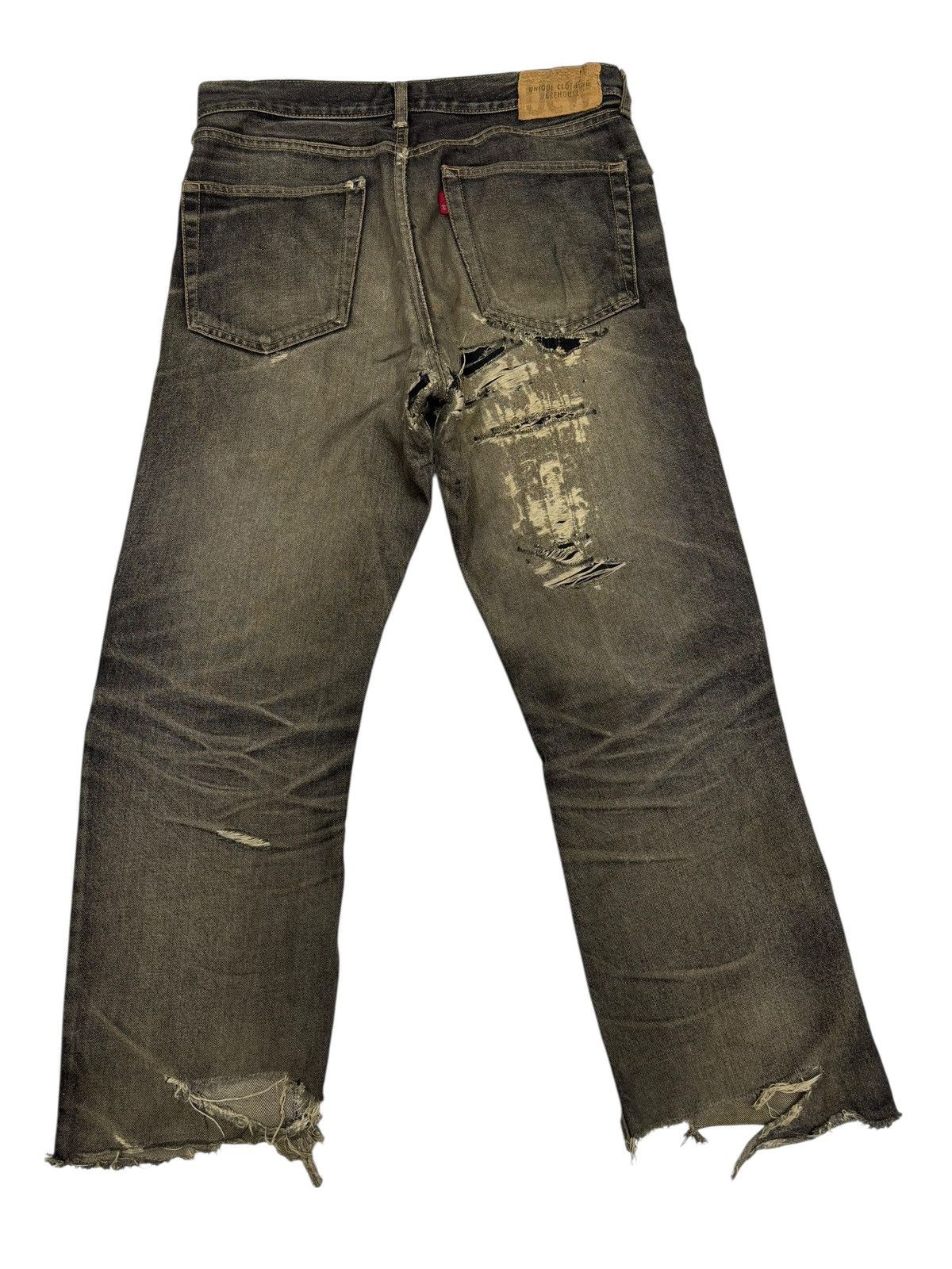 Kapital Unique Clothing Warehouse Thrashed Distress Destroyed Jeans Size US 31 - 4 Thumbnail