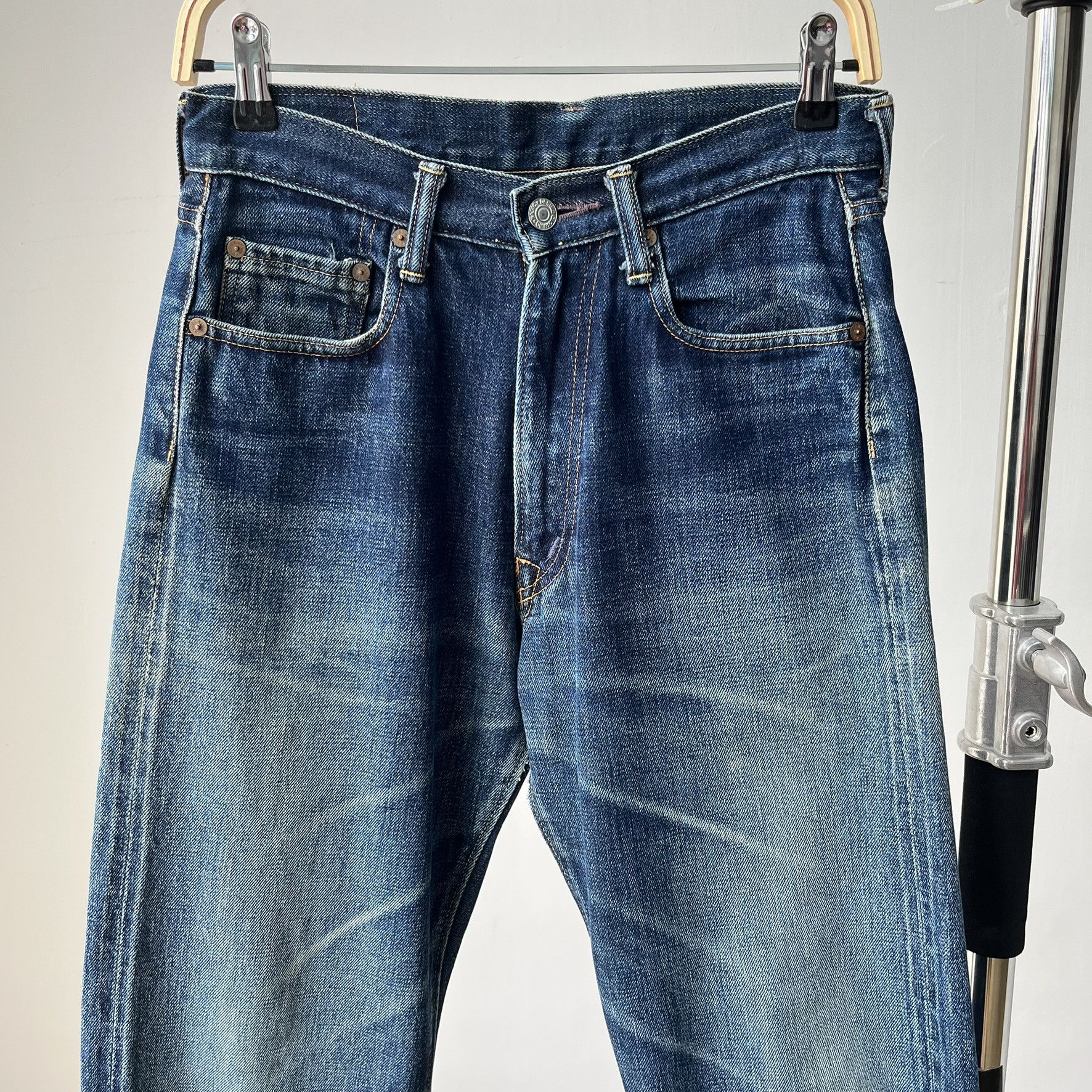Levi's Size 28x28.5 Vintage 90's Denime Big E Japan Denim S1499 Size US 28 / EU 44 - 2 Thumbnail