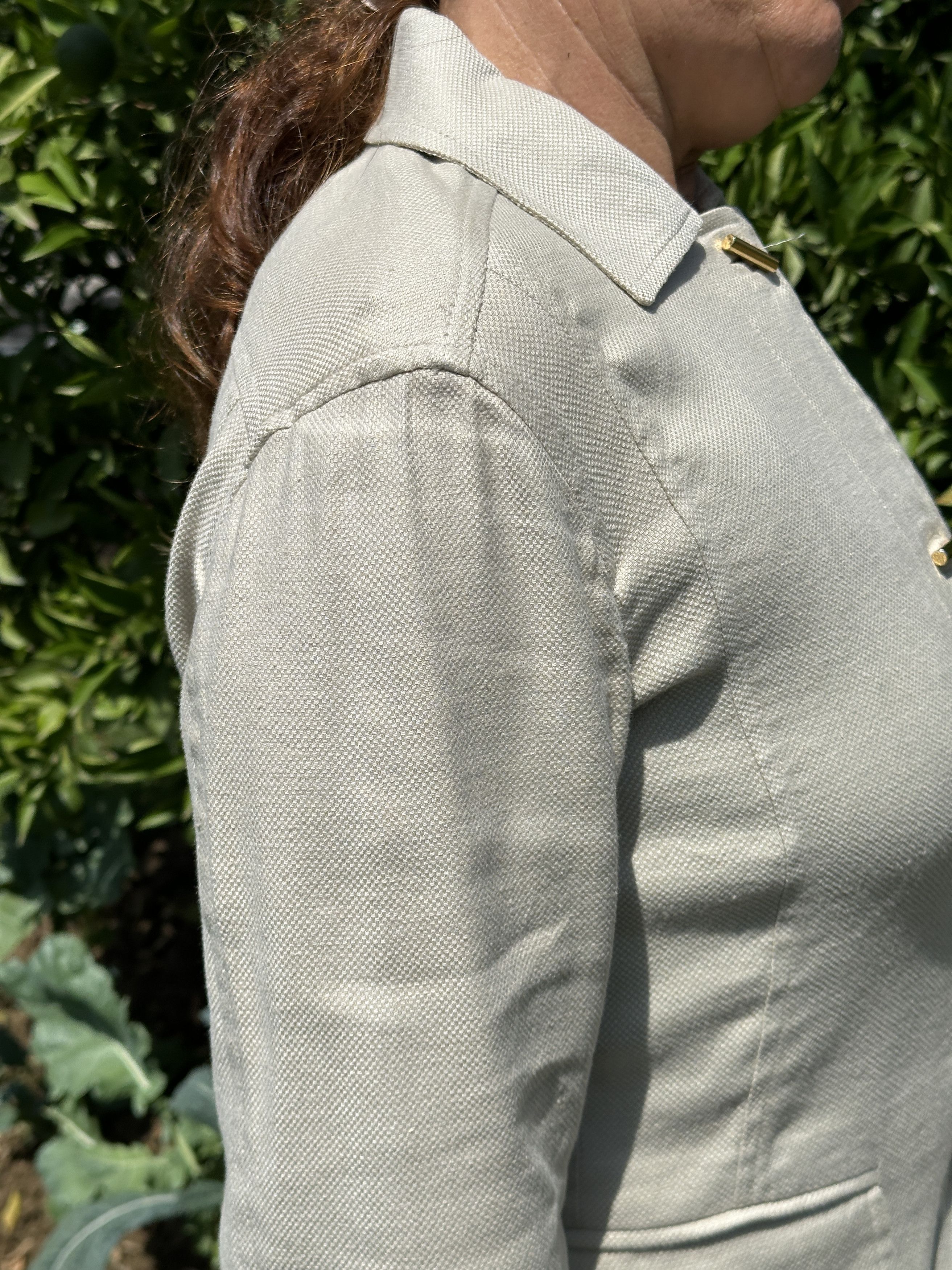 Loro Piana 1250$ Loro Piana Lino Flax Light Jacket Buttons Size 42 S M Size M / US 6-8 / IT 42-44 - 7 Thumbnail