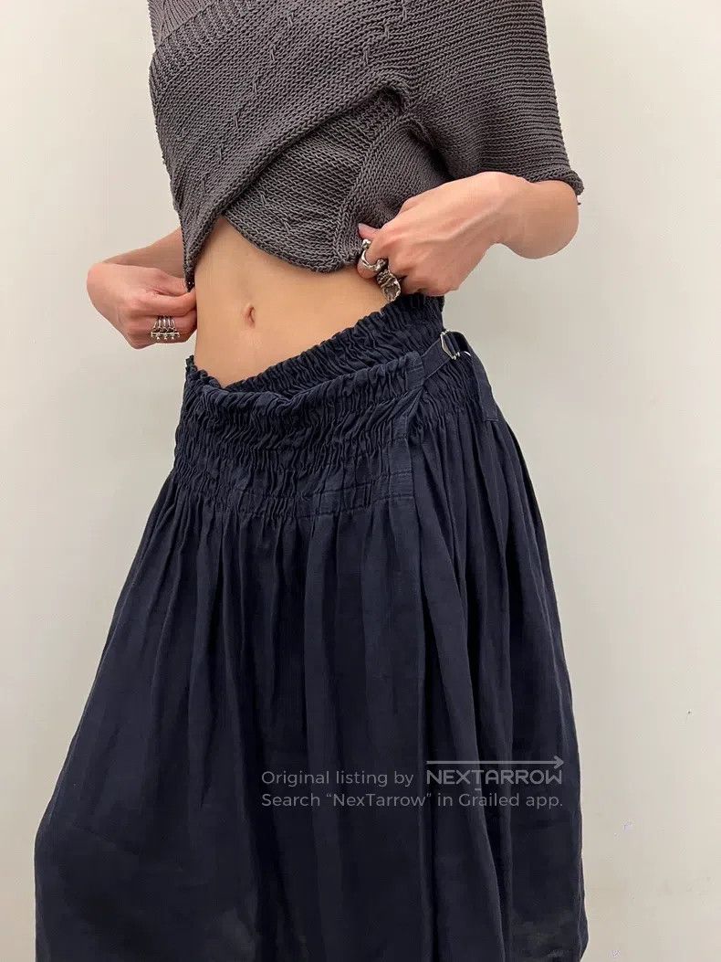 Junya Watanabe Junya Watanabe one-size-fits-all Linen half-skirt Size 24" / US 00 / IT 34 - 2 Thumbnail