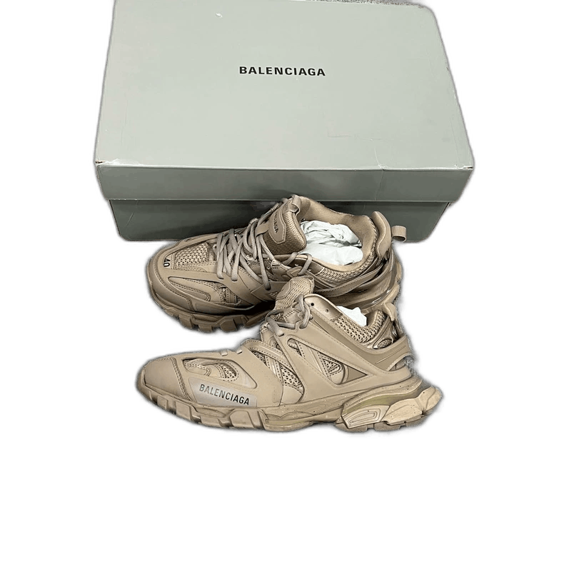 balenciaga coffee color track dad shoes