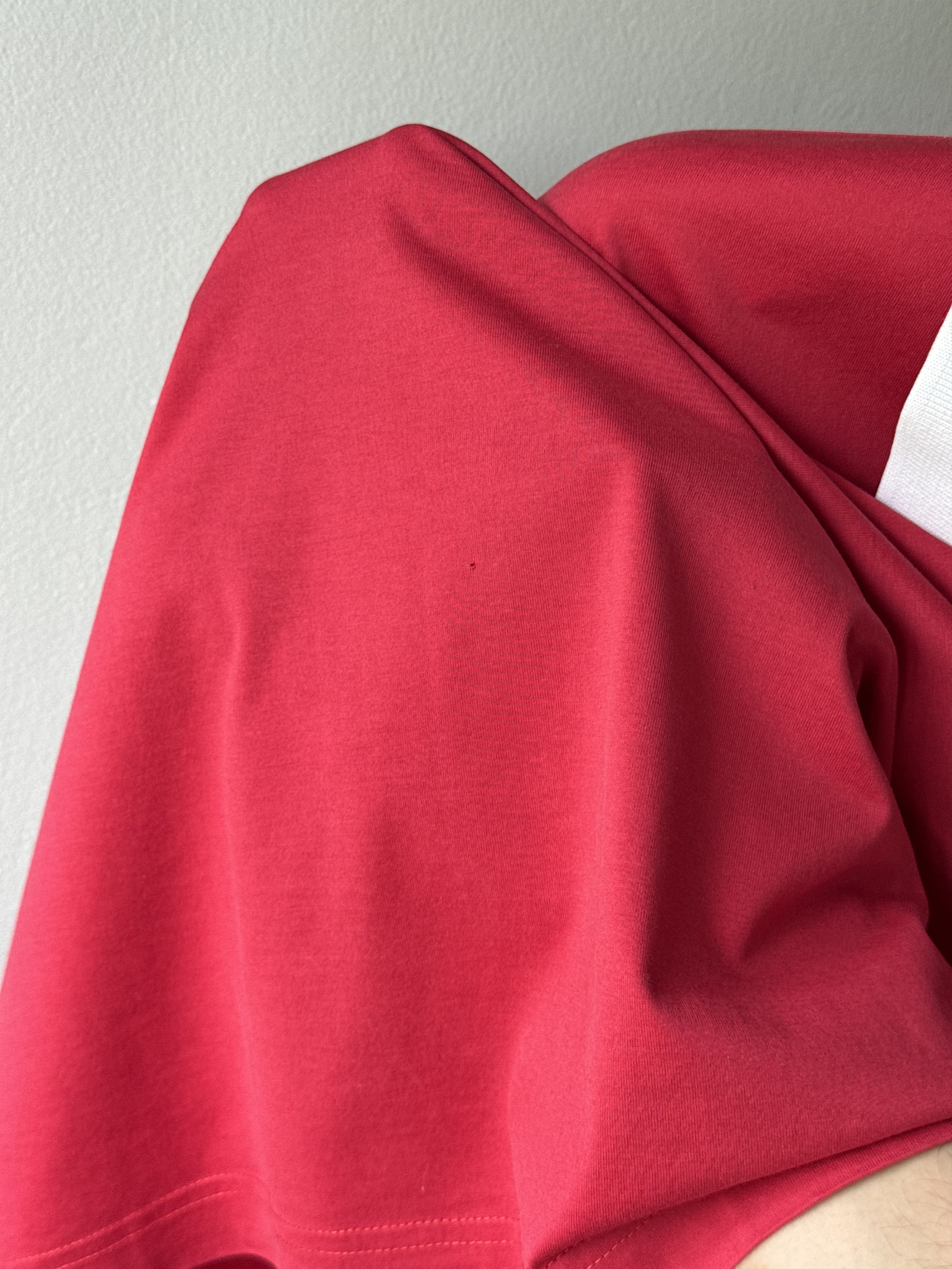 Nike Vintage Nike Supreme Court Striped Sleeves Red Polo Shirt Size US L / EU 52-54 / 3 - 13 Thumbnail