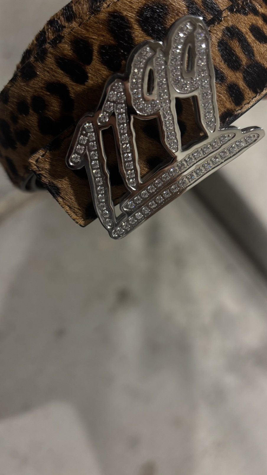 1199 Bazo 1199 Cheetah Belt Size 32 - 15 Thumbnail