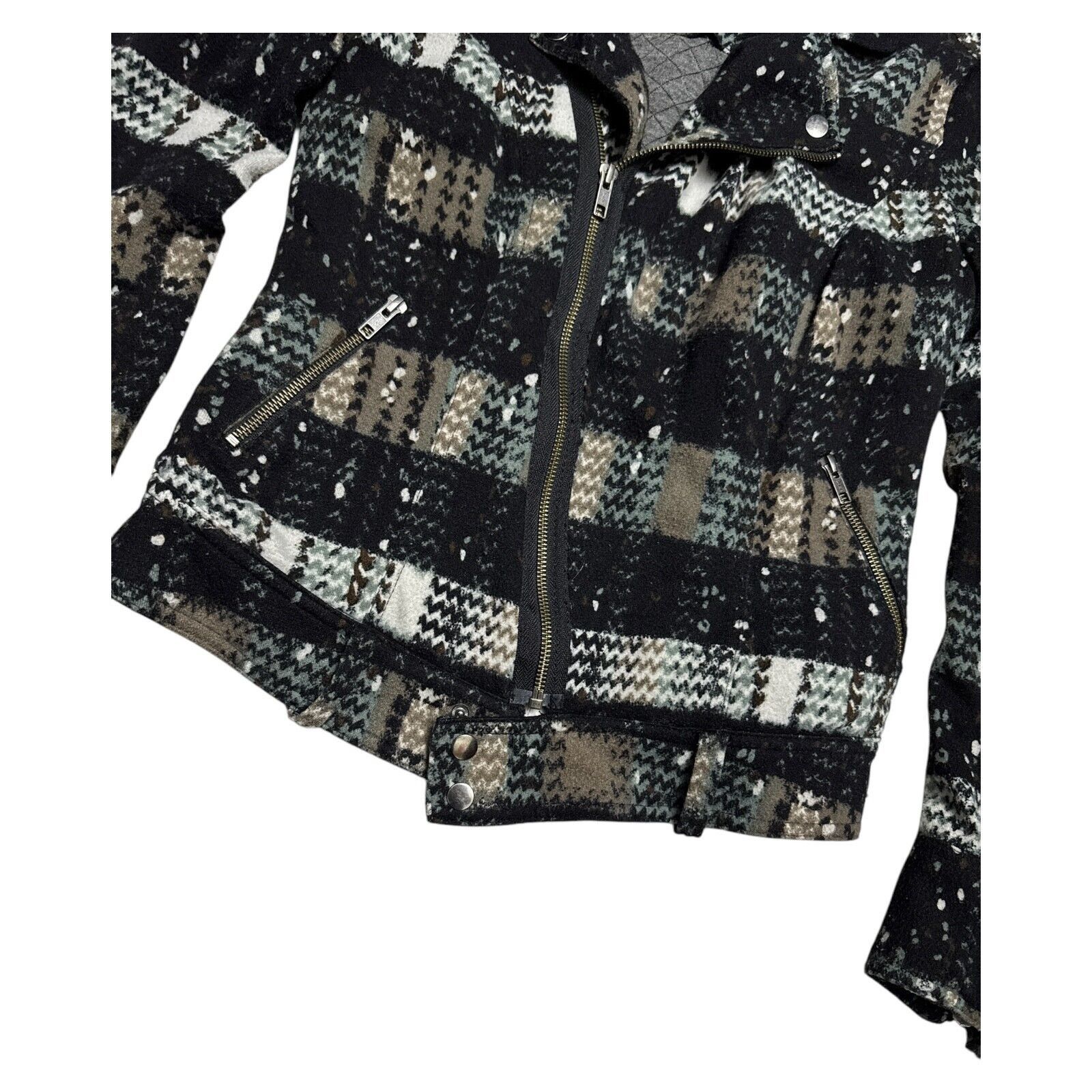 Free People FREE PEOPLE Soft Flannel Plaid Full Zip Jacket Size 6 Size M / US 6-8 / IT 42-44 - 4 Thumbnail