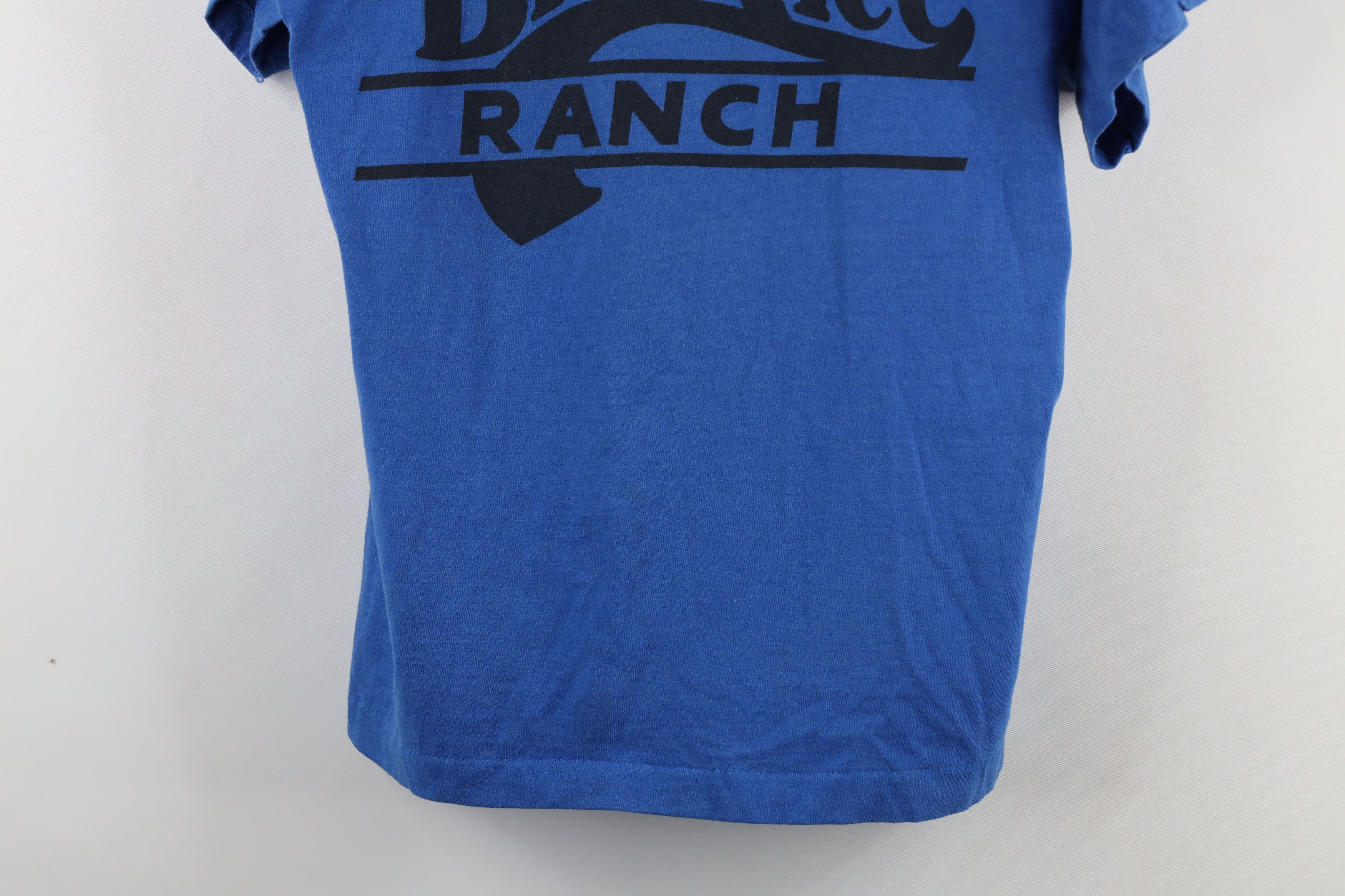 Vintage Vintage 90s Out Bill Rice Ranch Ministry T-Shirt Blue USA Size M / US 6-8 / IT 42-44 - 3 Thumbnail