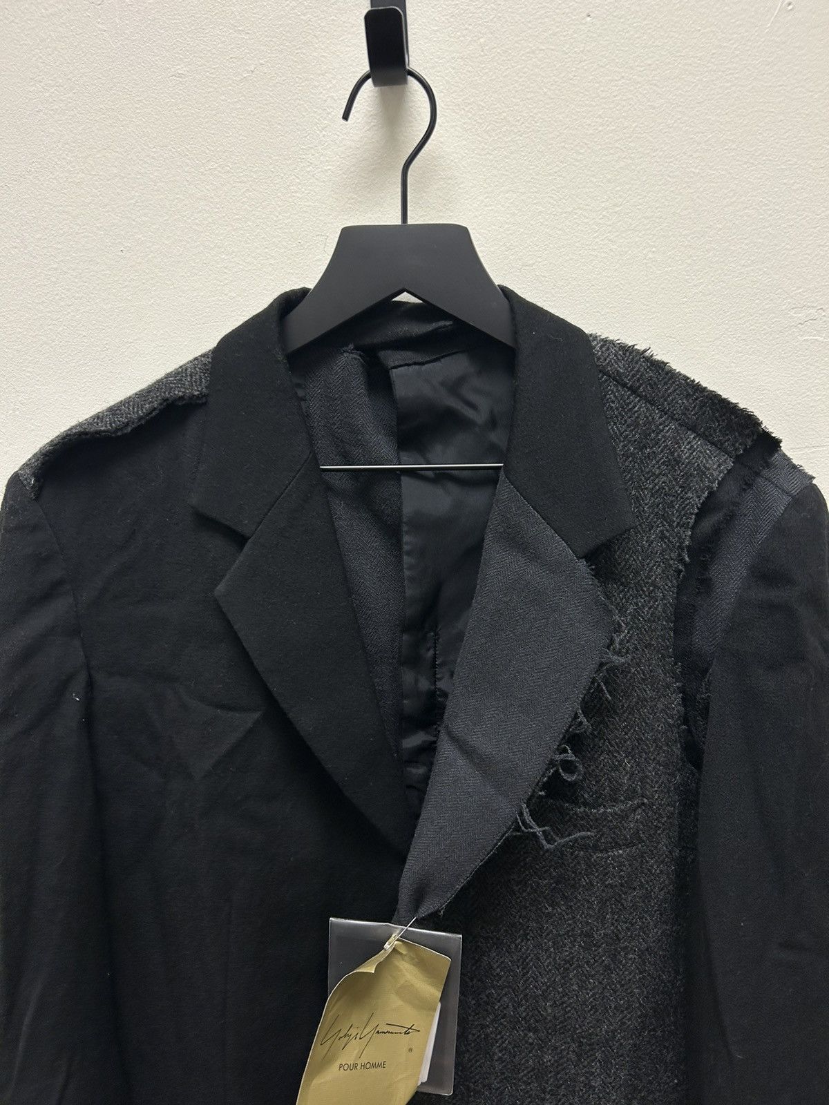 Yohji Yamamoto NWT! $2.2k AW17 Reconstructed Distressed Blazer Size US M / EU 48-50 / 2 - 4 Thumbnail