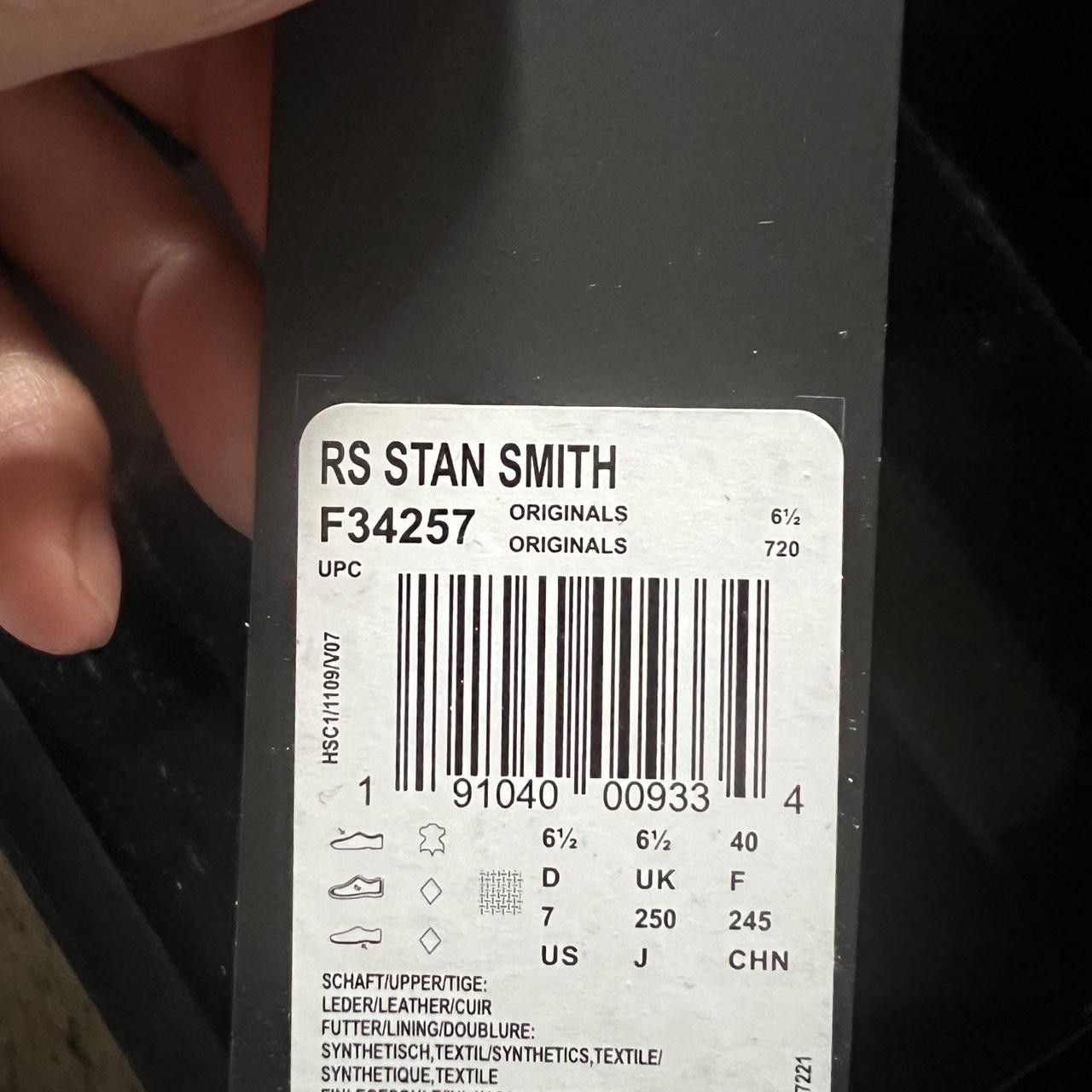 Raf Simons 【RAF SIMONS x ADIDAS】Black Stan Smith Sneakers Size US 6.5 / EU 39-40 - 5 Thumbnail