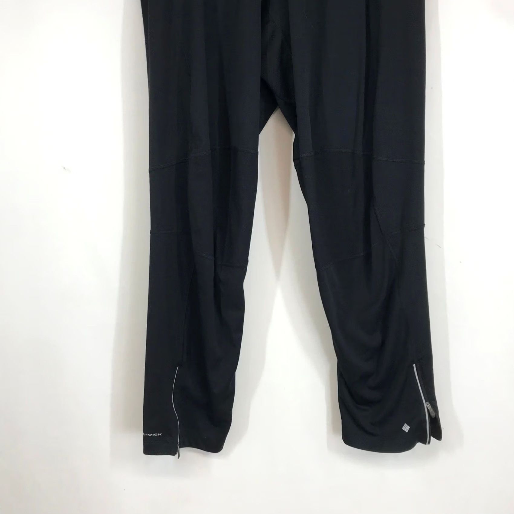 Vintage Columbia Titanium Pants Women XL Black Athletic Hiking Omni-Wick Ankle Zip Size 40" / US 18 - 3 Thumbnail