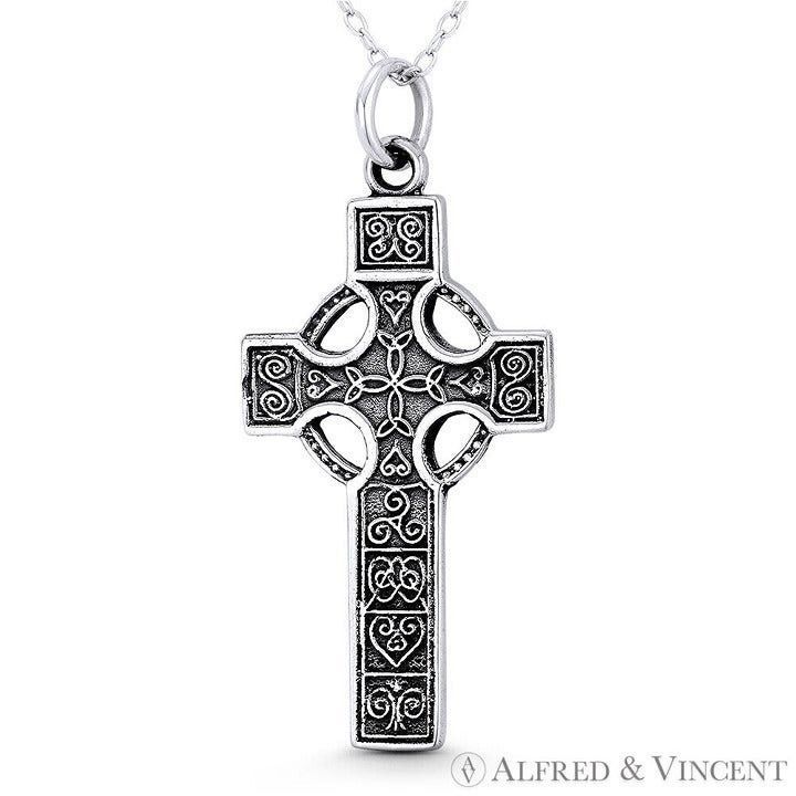 Other Celtic & Trinity Knot Cross Pendant in .925 Sterling Silver Size ONE SIZE - 1 Preview