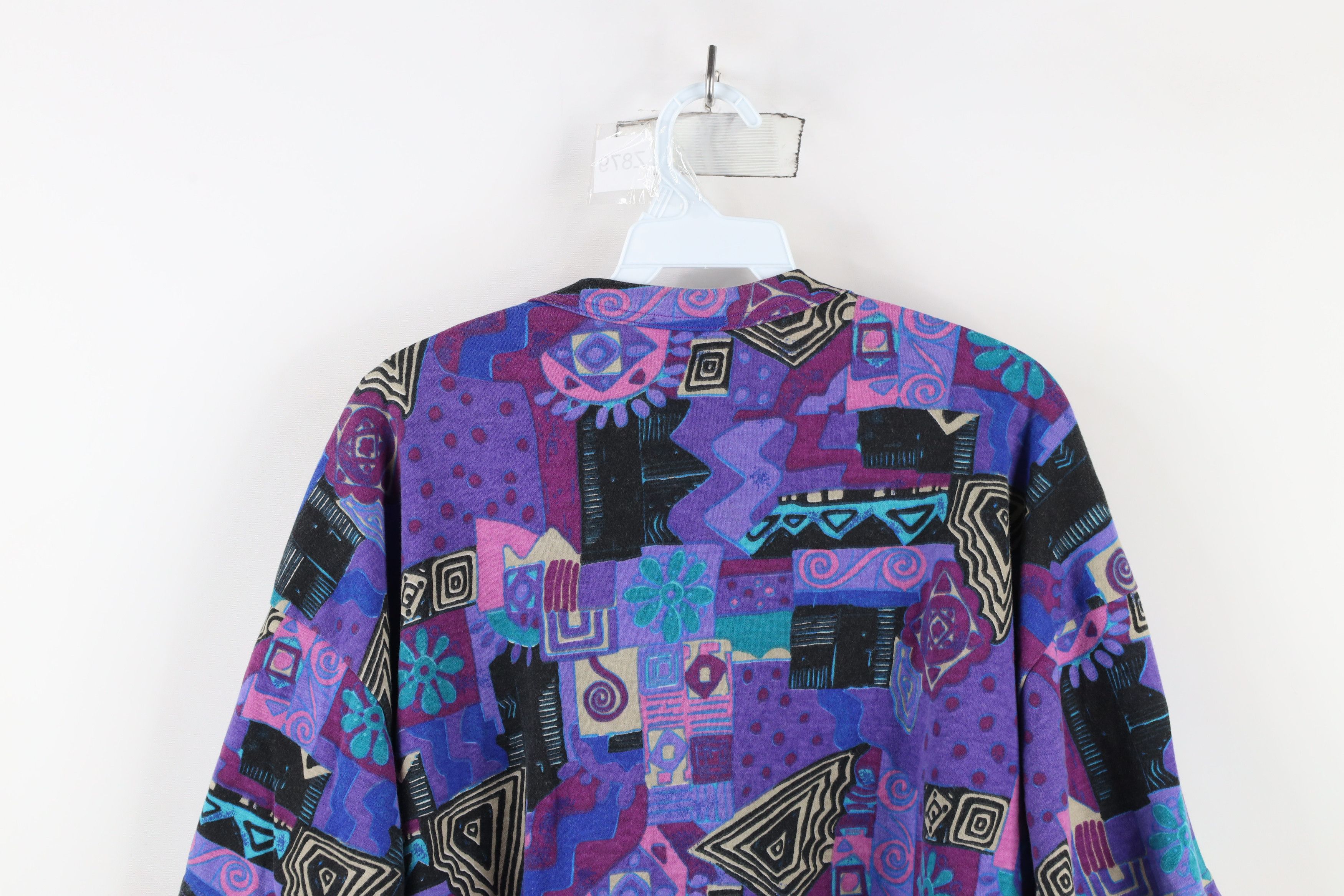 Vintage Vintage 90s Streetwear Abstract Art Short Sleeve T-Shirt USA Size M / US 6-8 / IT 42-44 - 9 Thumbnail