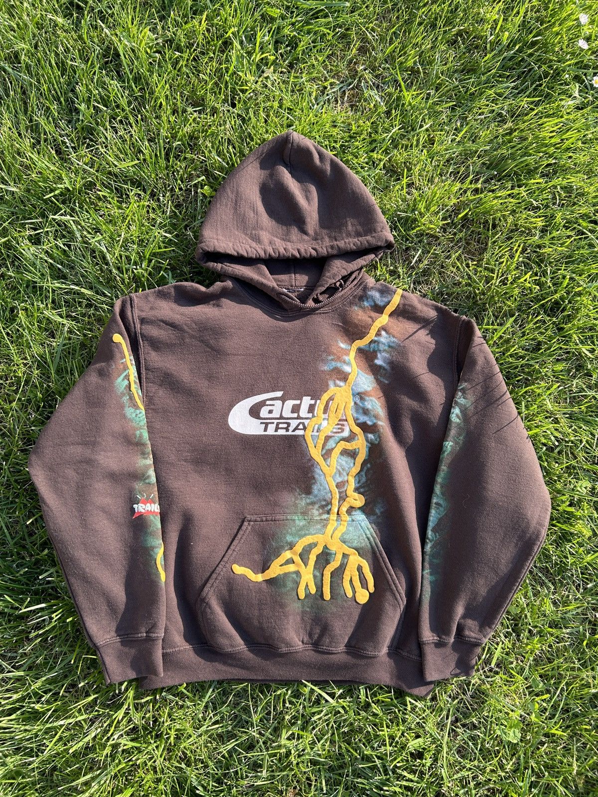 image of Cactus Trail Travis Scott Brown Hoodie, Men's (Size Small)