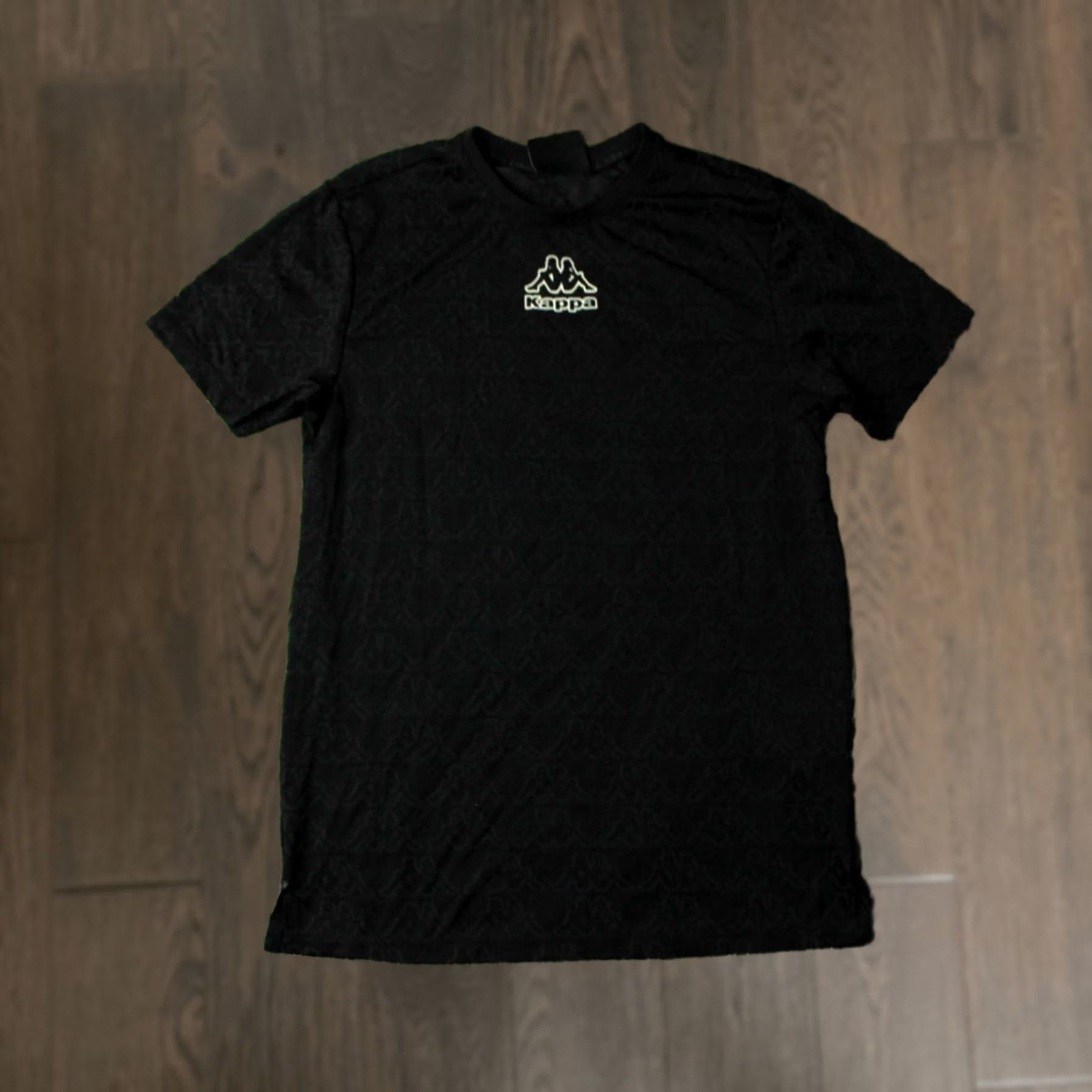 Kappa Kappa x Primark Original Men Casual Short Sleeve Shirt T-Shirt Jersey Crew Neck Size M Black Jersey Classic Tee Mens Size US M / EU 48-50 / 2 - 1 Thumbnail