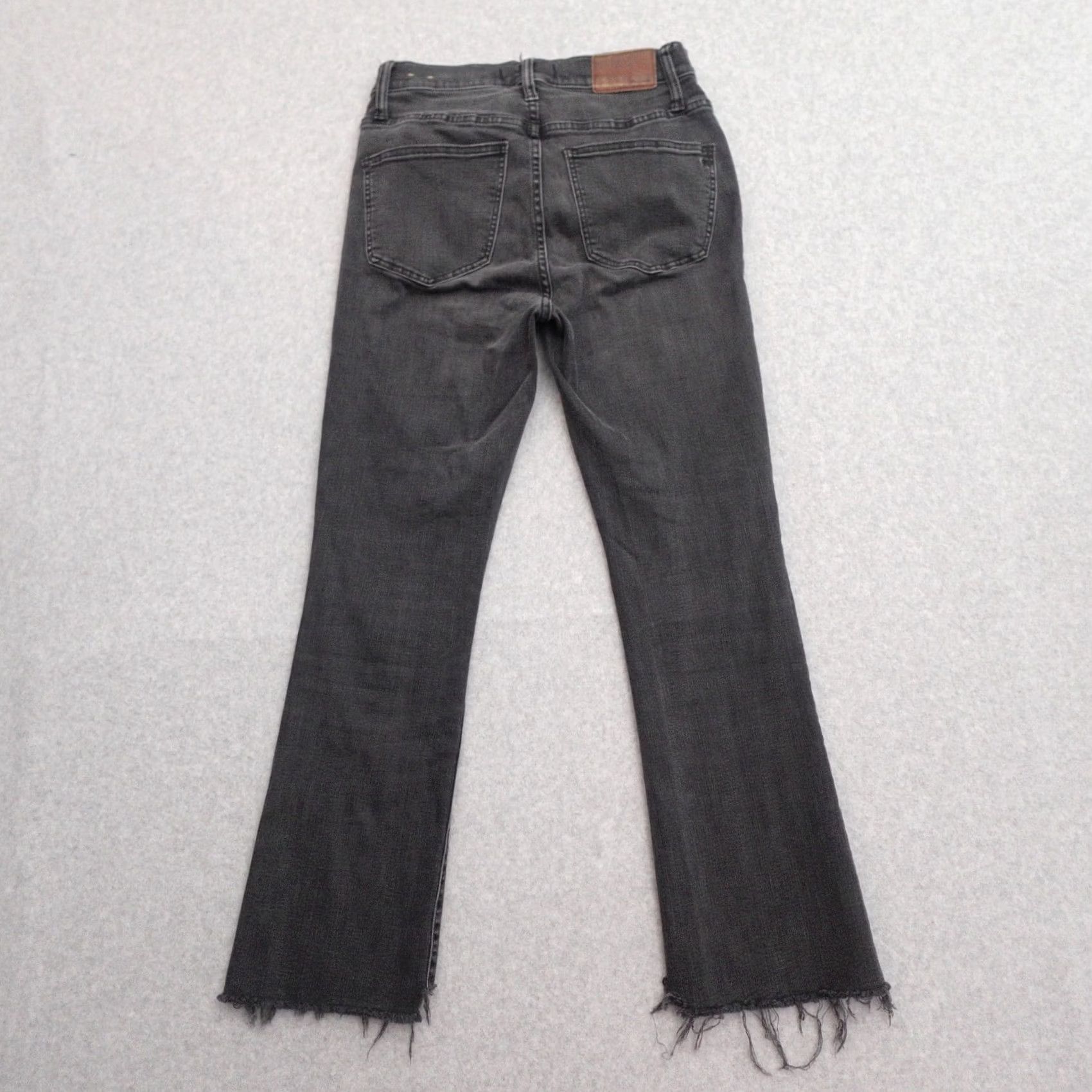 Madewell Madewell Jeans Womens Size 26 Cali Demi-Boot Button-Fly Charcoal Wash Size 26" / US 2 / IT 38 - 2 Thumbnail