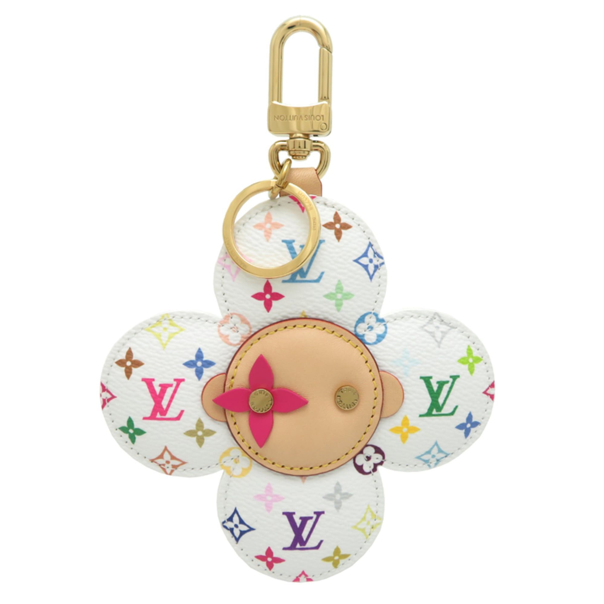 Louis Vuitton Louis Vuitton LV x TM Bag Charm Vivienne Women's M03728 Monogram Multicolor White Size ONE SIZE - 1 Thumbnail