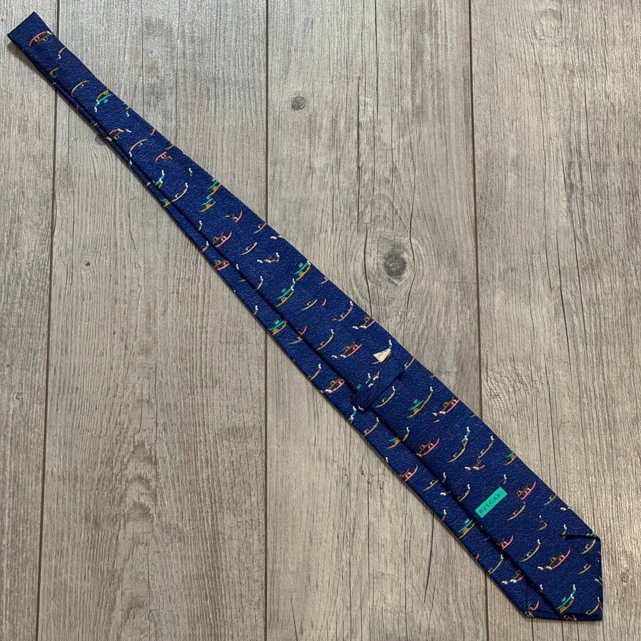 Bvlgari BVLGARI Silk Tie Size ONE SIZE - 7 Thumbnail