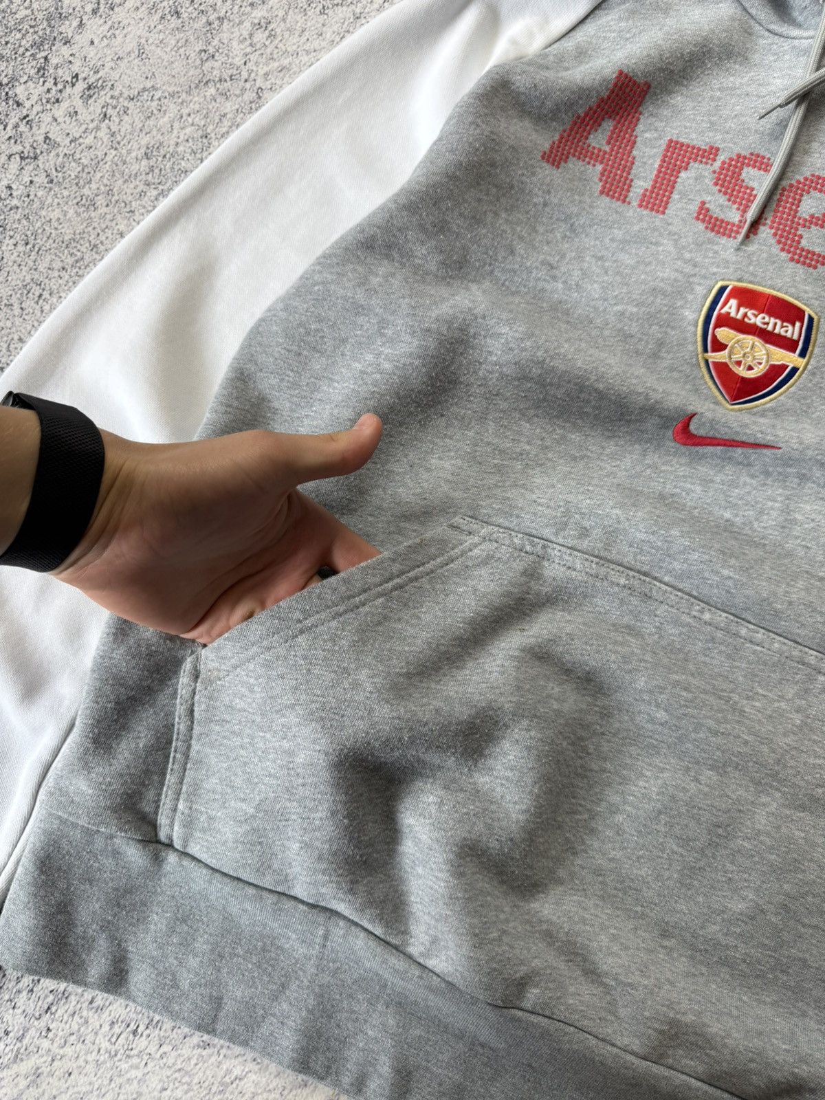 Nike Vintage Nike Arsenal Center Swoosh Y2K Big Logo Size US M / EU 48-50 / 2 - 11 Thumbnail