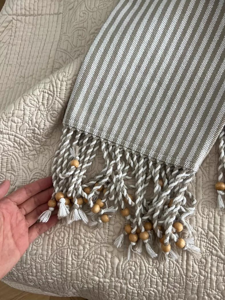Loewe Loewe size 40 Striped fringed beaded trousers Size US 40 / EU 56 - 6 Thumbnail