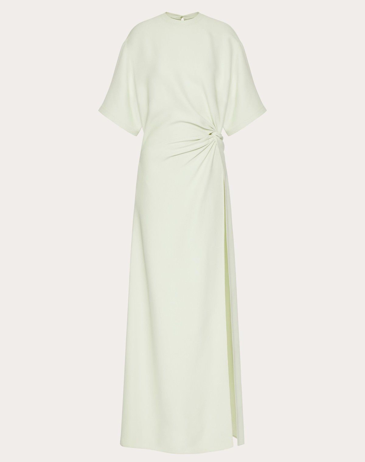 Valentino o1s1wg110525 Structured Couture Long Dress in White Size S / US 4 / IT 40 - 1 Thumbnail