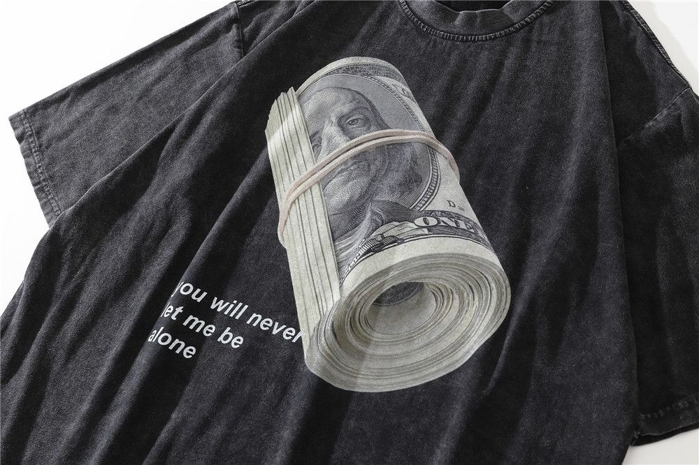 Japanese Brand × Vintage 90s Design Dollar Bill Oversized Printed Vintage T Shirt Size US M / EU 48-50 / 2 - 3 Thumbnail