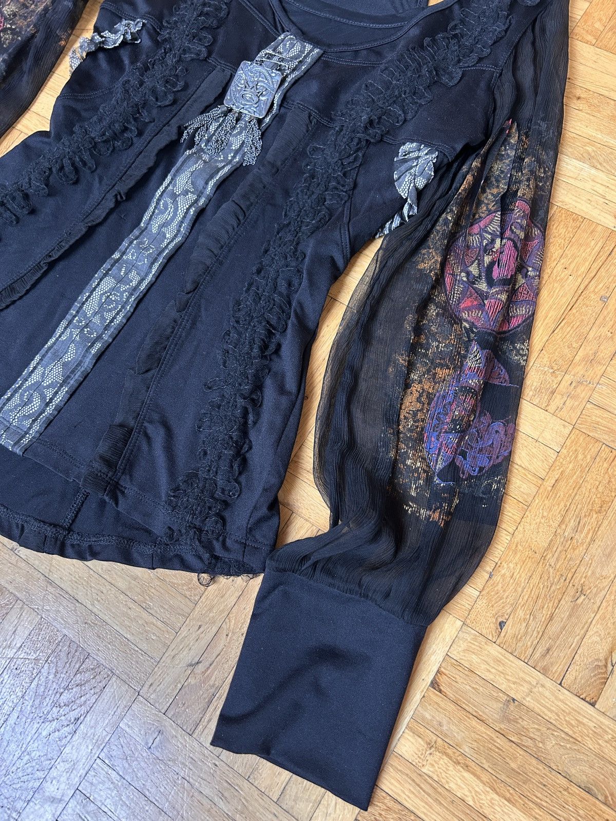 Other Vintage Mesh Top Body Ring Save The Queen JPG Style Size XL / US 12-14 / IT 48-50 - 5 Thumbnail