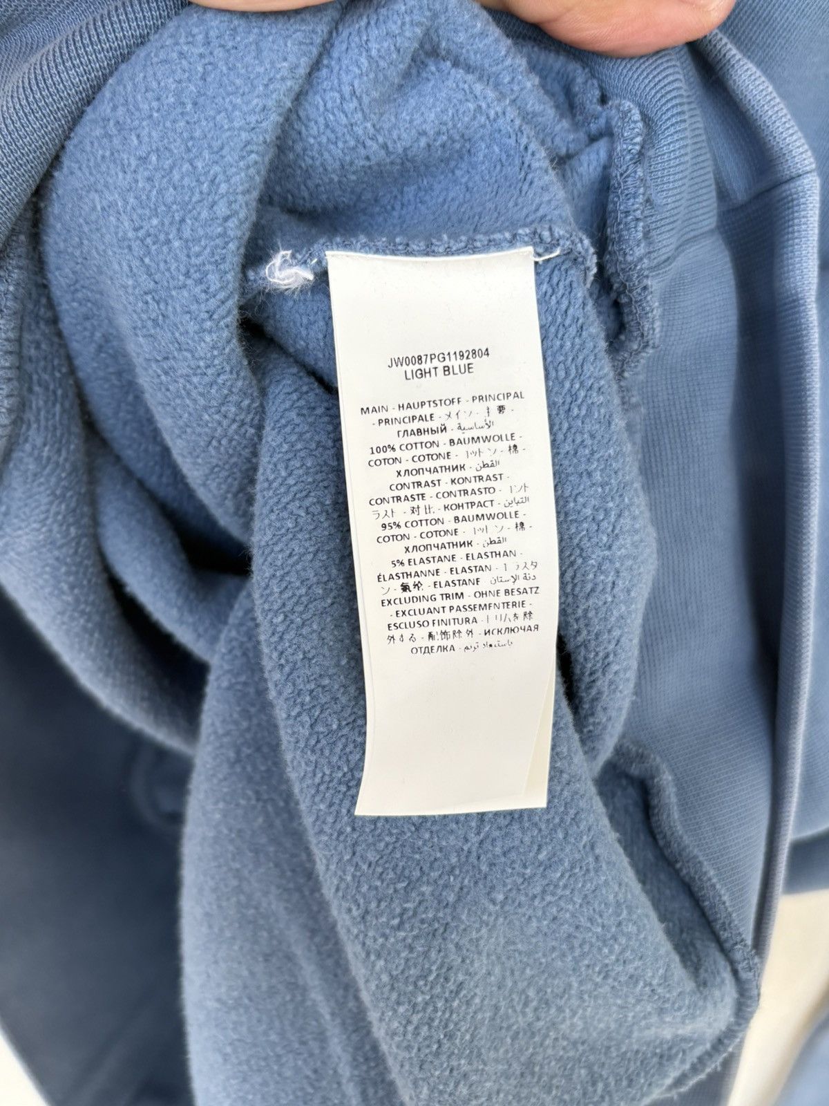 JW Anderson -70% JW ANDERSON JWA EMBROIDERED HOODIE Size US S / EU 44-46 / 1 - 4 Thumbnail