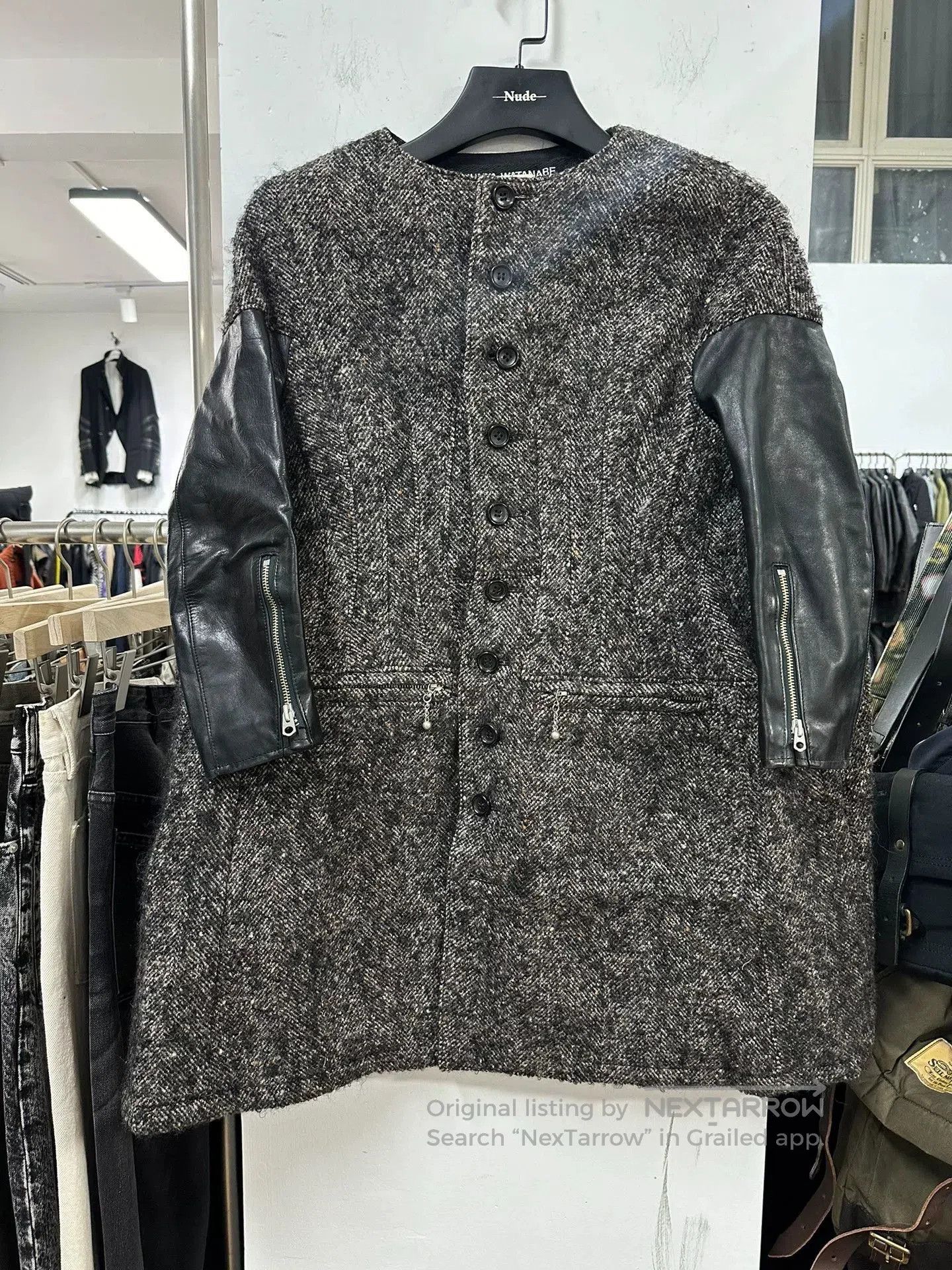 Junya Watanabe Junya Watanabe Mixed Fabric Coat. Size US S / EU 44-46 / 1 - 1 Thumbnail