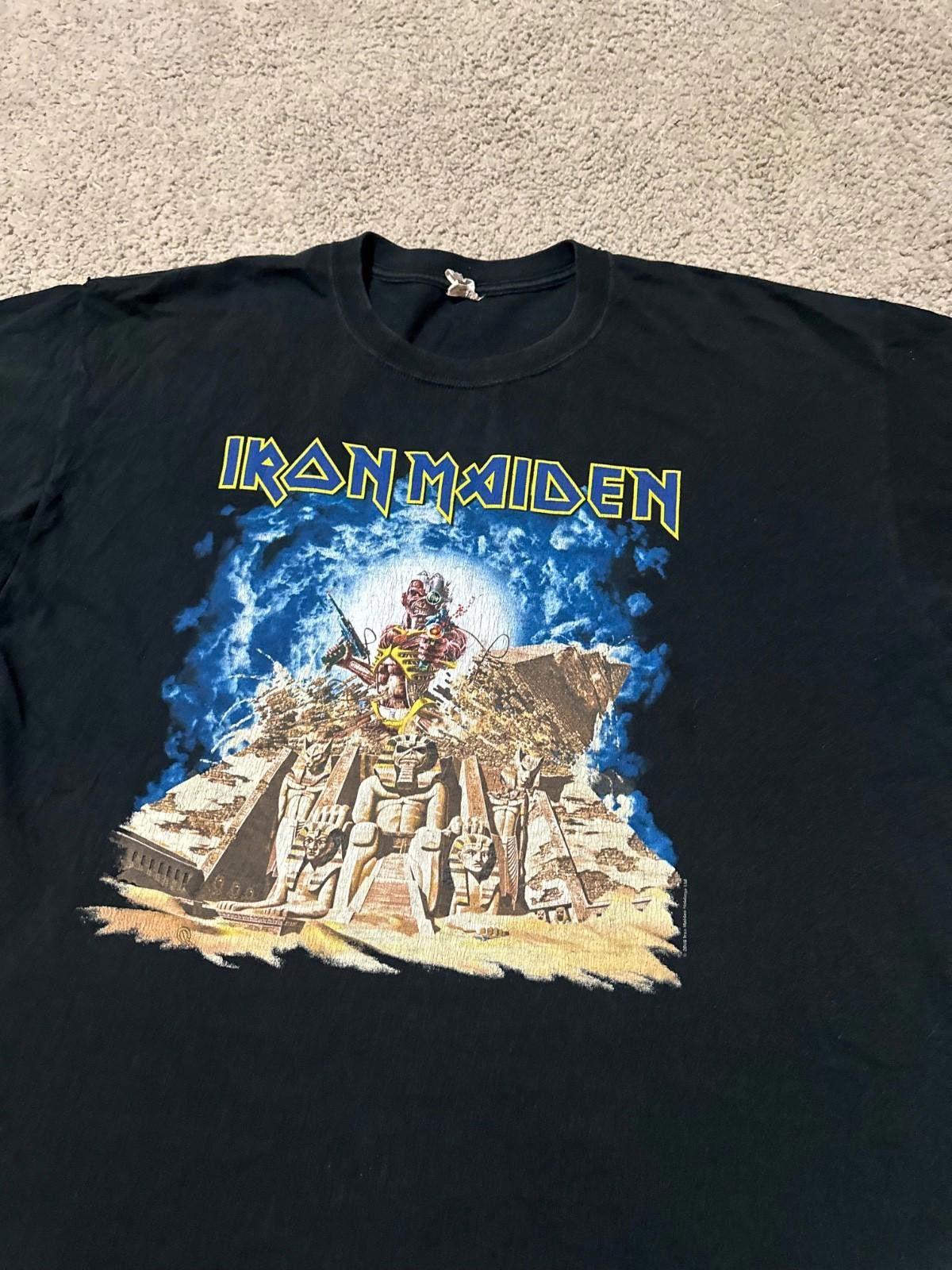 Tornado Mart Iron Maiden Somewhere Back In Time World Tour 2008 T-Shirt Size US XL / EU 56 / 4 - 3 Thumbnail