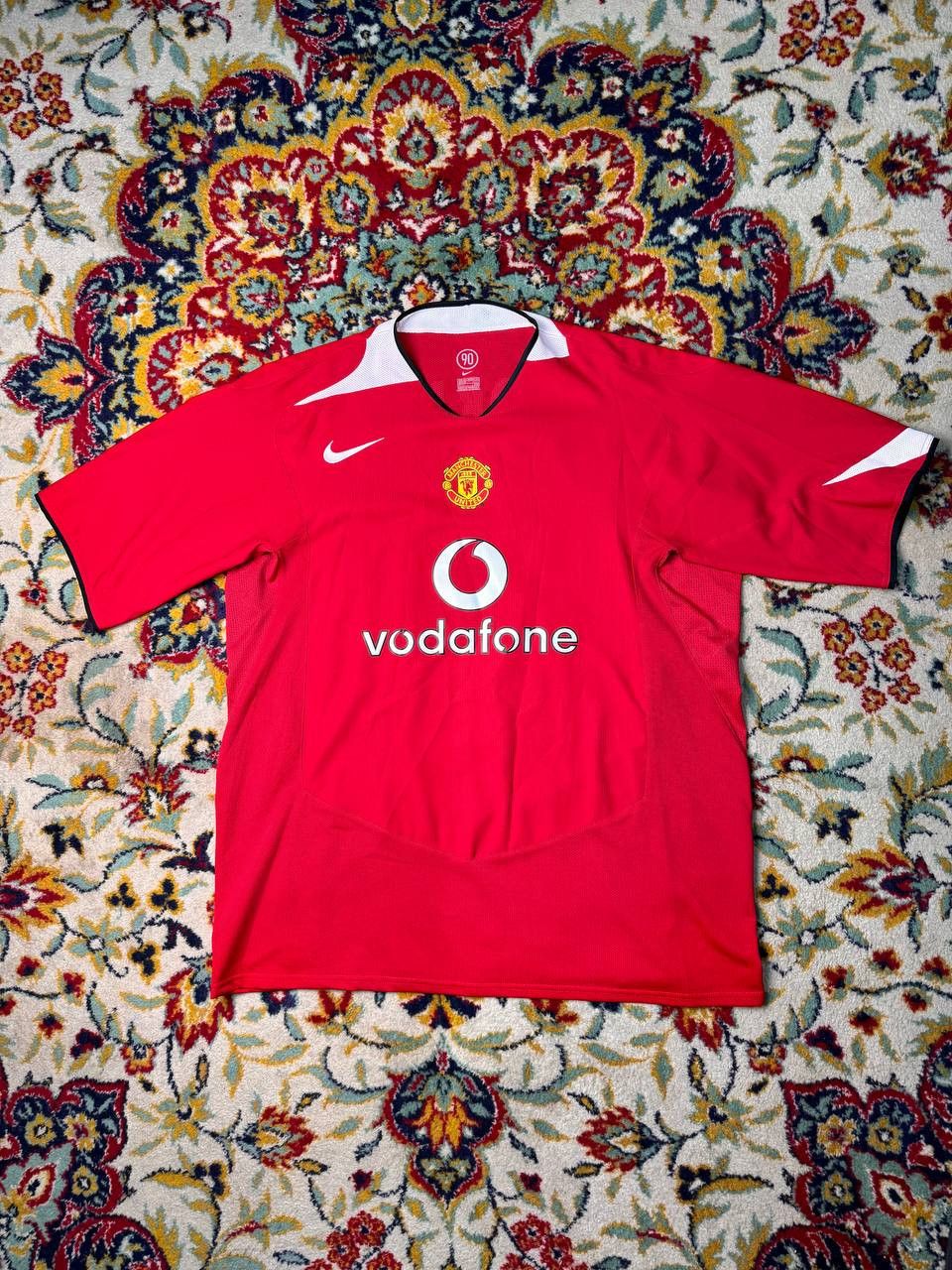 Nike × Vintage MANCHESTER UNITED 2004/2006 HOME FOOTBALL SHIRT JERSEY Size US XXL / EU 58 / 5 - 1 Thumbnail