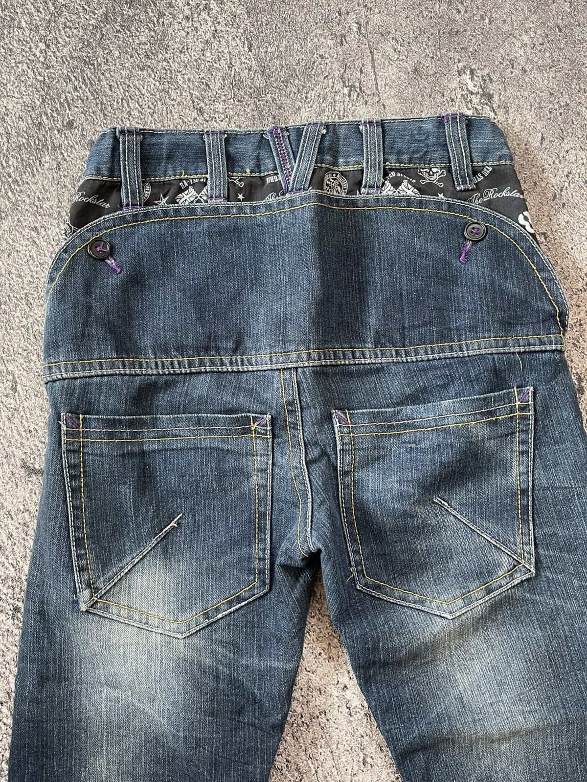 Japanese Brand Y2k Ba-tsustudio ifsixwasnine style skull Size US 26 / EU 42 - 10 Thumbnail