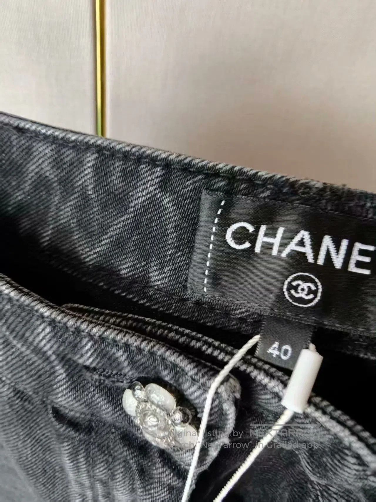 Chanel Chanel 24 Women's Jeans. Size 39" - 3 Thumbnail