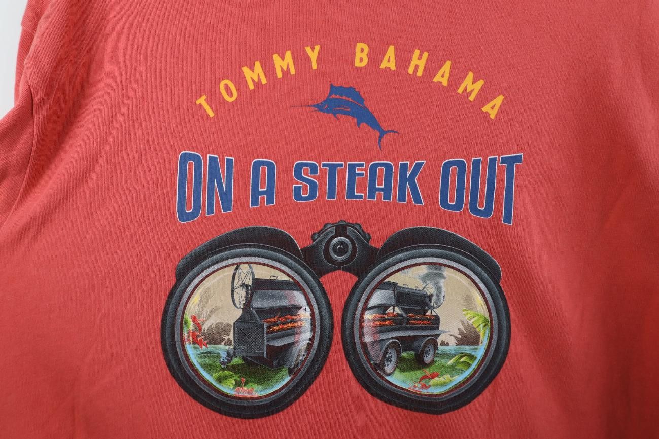 Tommy Bahama Y2K Tommy Bahama Relax On A Steak Out Grilling T-Shirt Size US M / EU 48-50 / 2 - 11 Thumbnail