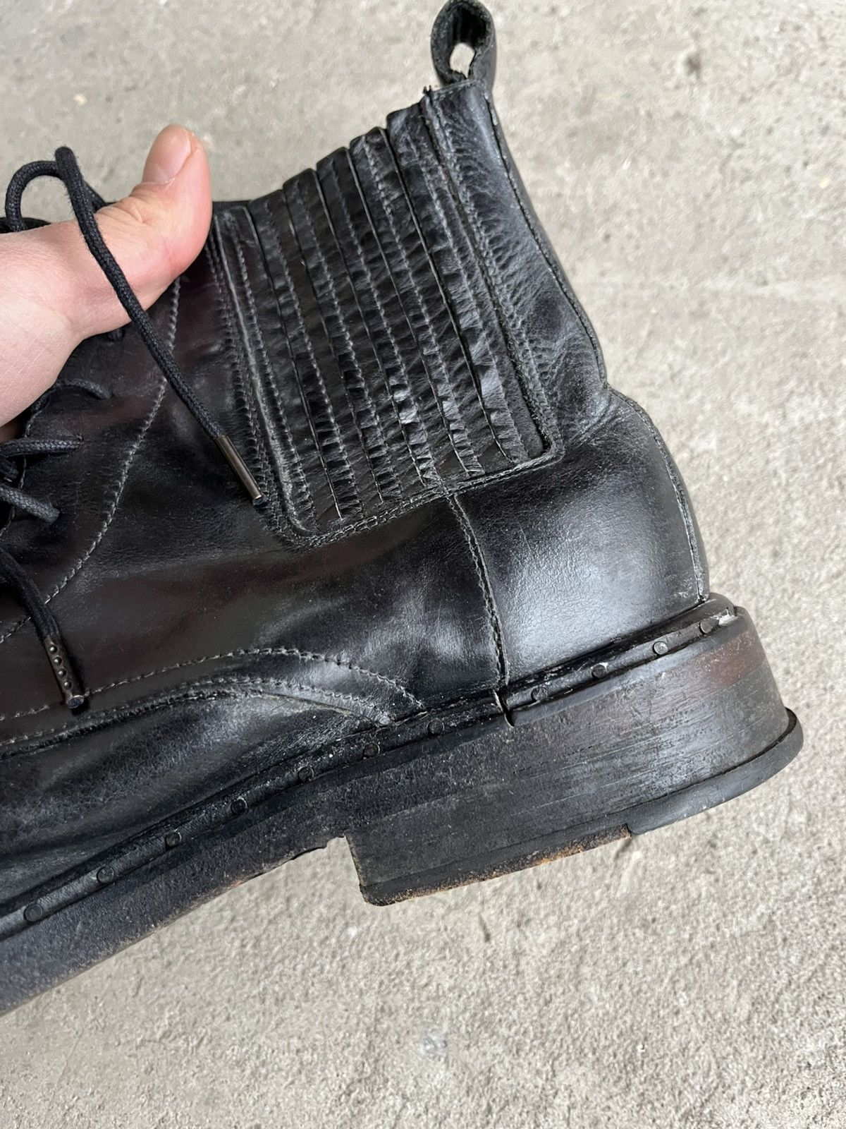 Allsaints Allsaints Distressed Leather Chelsea Ankle Boots Shoes Size US 10 / EU 43 - 14 Thumbnail