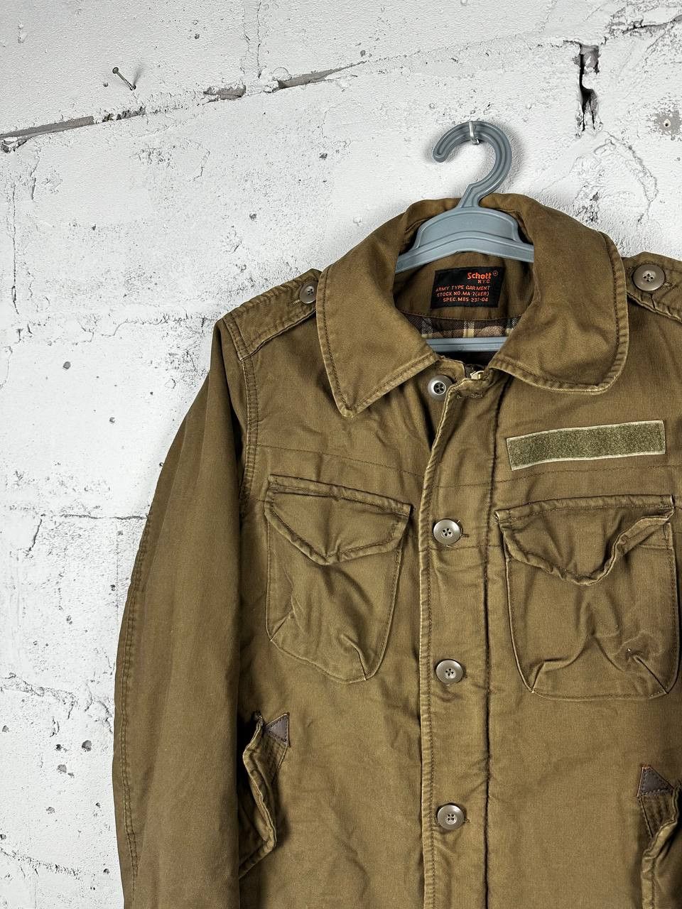 Schott Vintage 90s Schott MA 7 Flyers Army Military Jacket USA Size US M / EU 48-50 / 2 - 3 Thumbnail